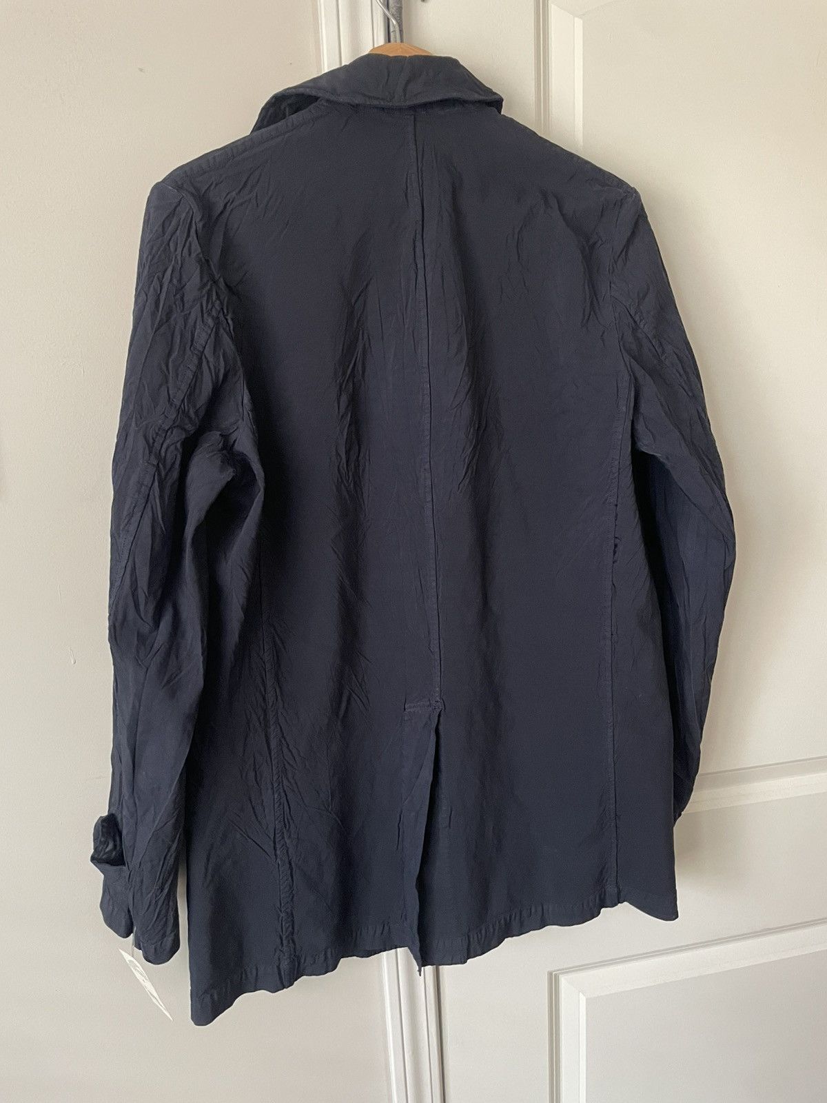 Comme des Garcons Homme Comme des Garçons Navy Blue Coat Size US S / EU 44-46 / 1 - 3 Thumbnail