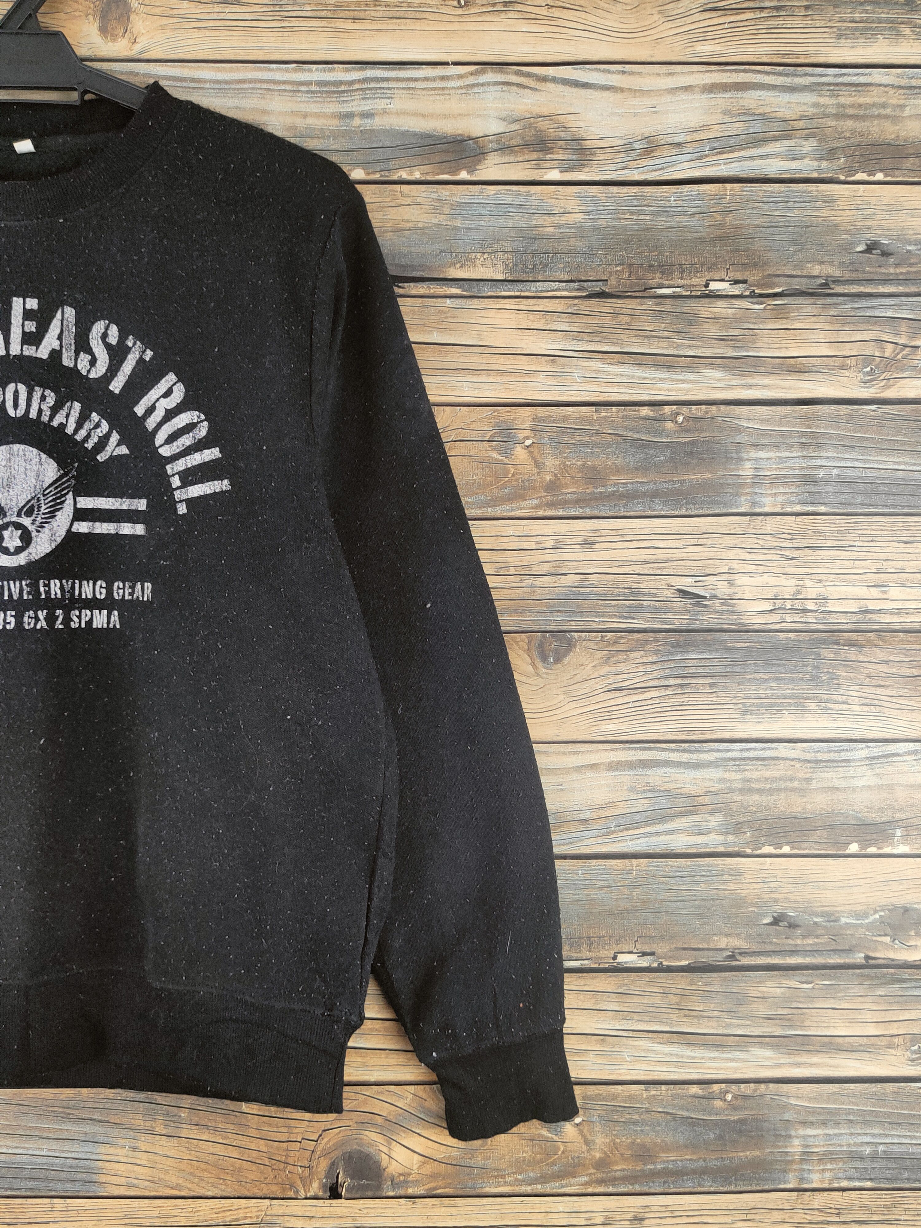 Japanese Brand Vintage Japanese Brand Black Sweatshirts Size US M / EU 48-50 / 2 - 5 Thumbnail