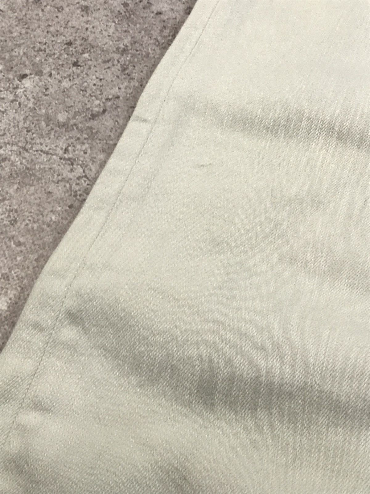 Diesel Vintage Jeans Diesel Denim Embroiled Logo Faded White 30x32 Size US 30 / EU 46 - 13 Thumbnail