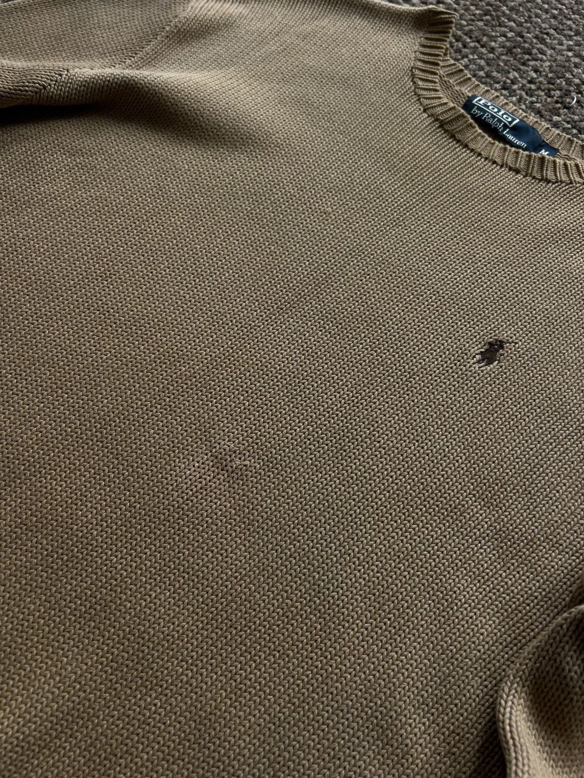 Polo Ralph Lauren 🤎 Vintage Polo Ralph Lauren Brown Hype Sweater Knitted 90s Size US M / EU 48-50 / 2 - 7 Thumbnail