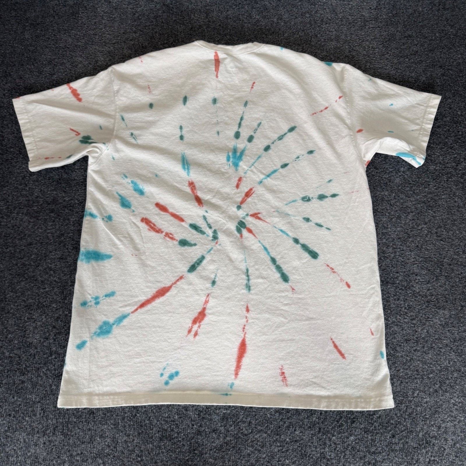 Nike Nike Mens Tie Dye Spiral Graphic T-Shirt Sportswear MAX90 Size US M / EU 48-50 / 2 - 6 Thumbnail