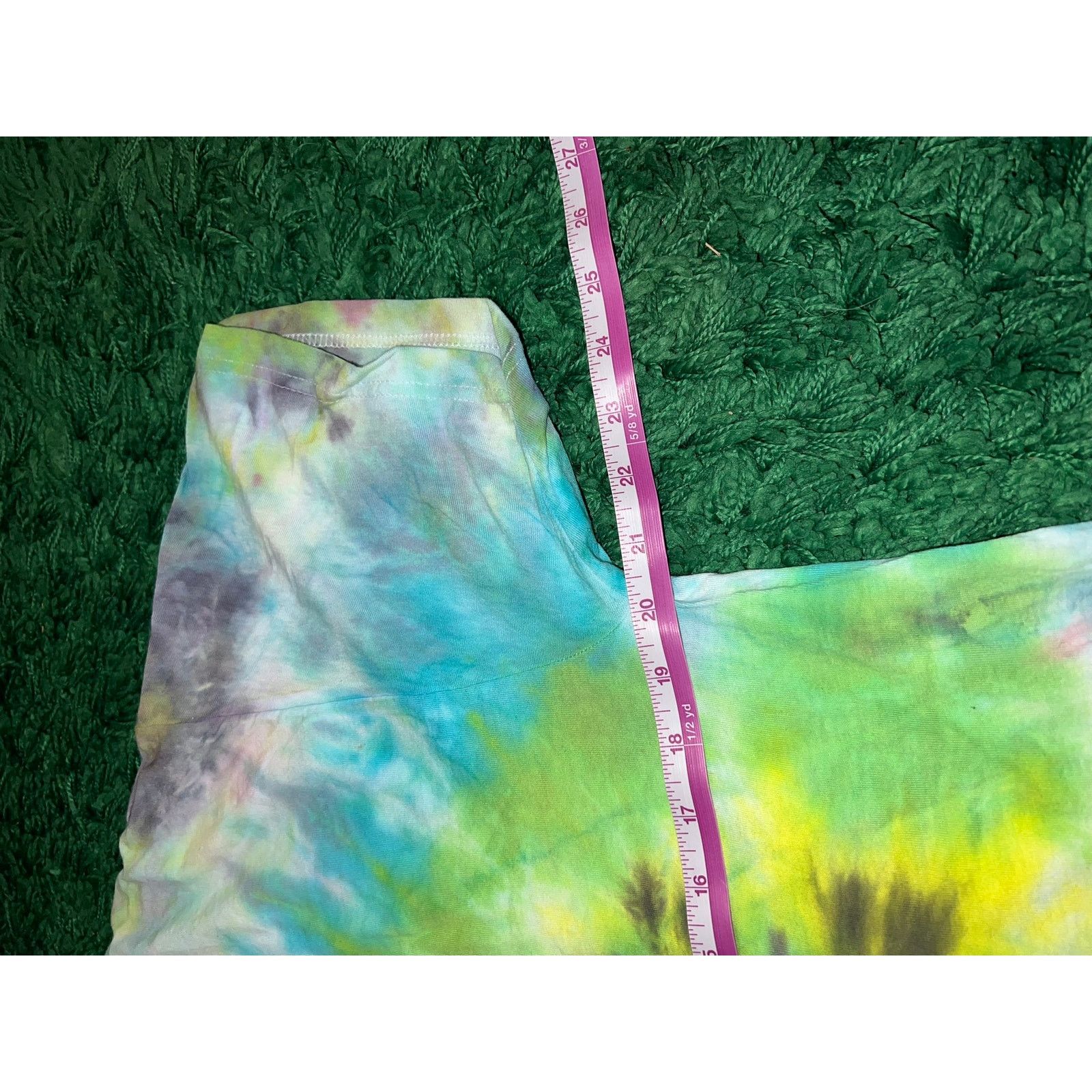 Hanes Hanes Comfort Soft Tie Dye Shirt Green Yellow Blue Tee Large Size US L / EU 52-54 / 3 - 8 Thumbnail