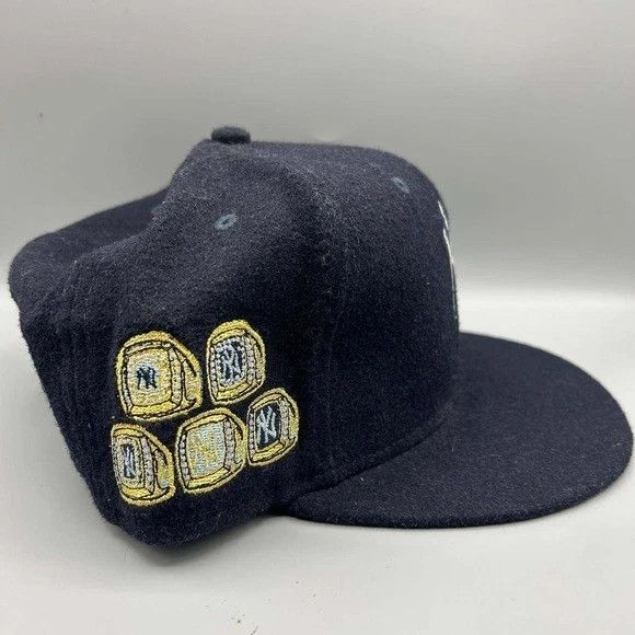 New Era New York Yankees Hat Men M-L Navy Derek Jeter Snap Back Cap Size ONE SIZE - 7 Thumbnail