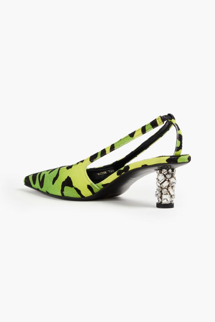 Tom Ford o1y0126 Pumps in Lime Green/Black Size US 9.5 / IT 39.5 - 2 Thumbnail