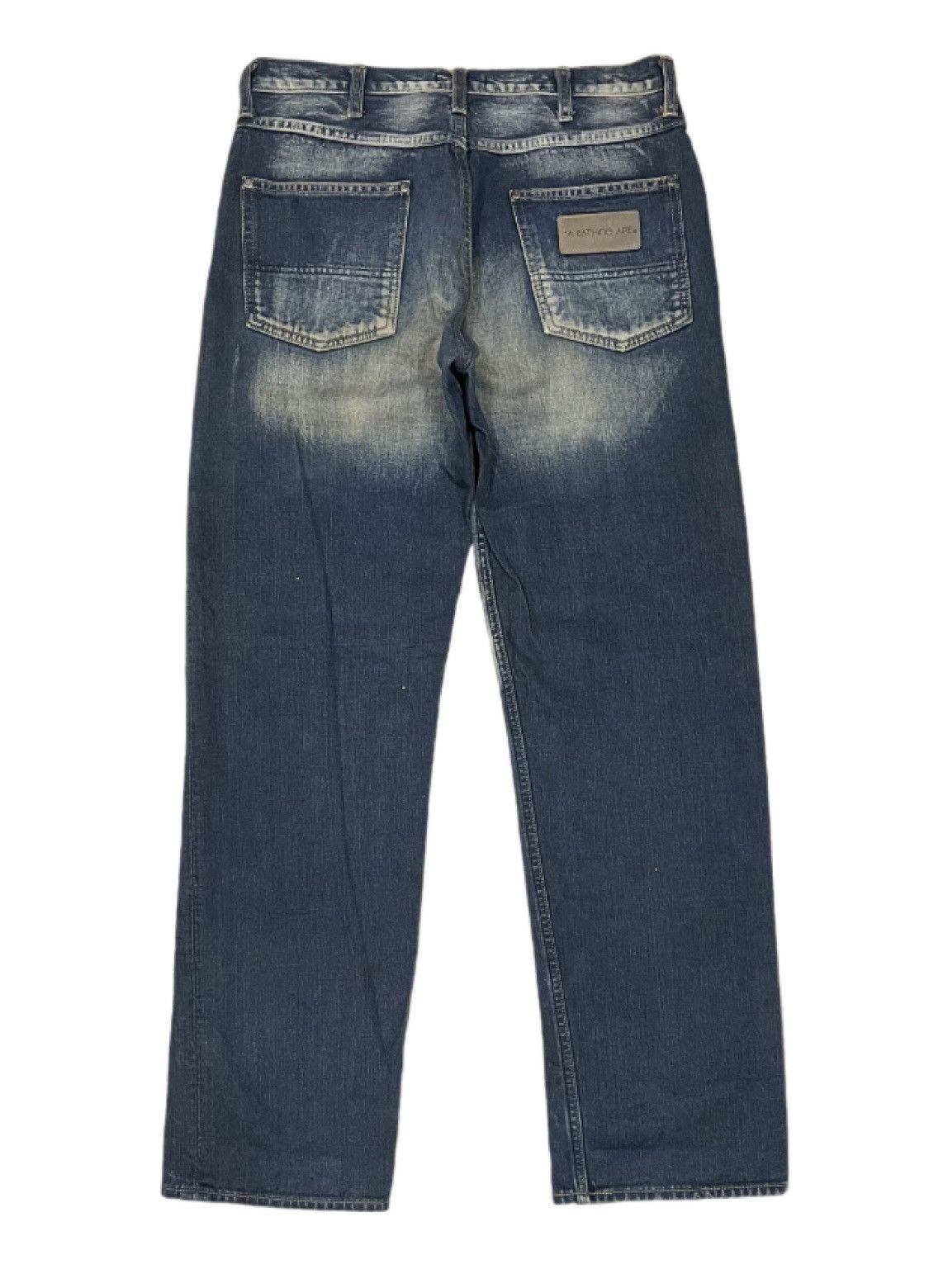 Bape A BATHING APE Made in Japan Selvedge Denim Size US 33 - 2 Thumbnail