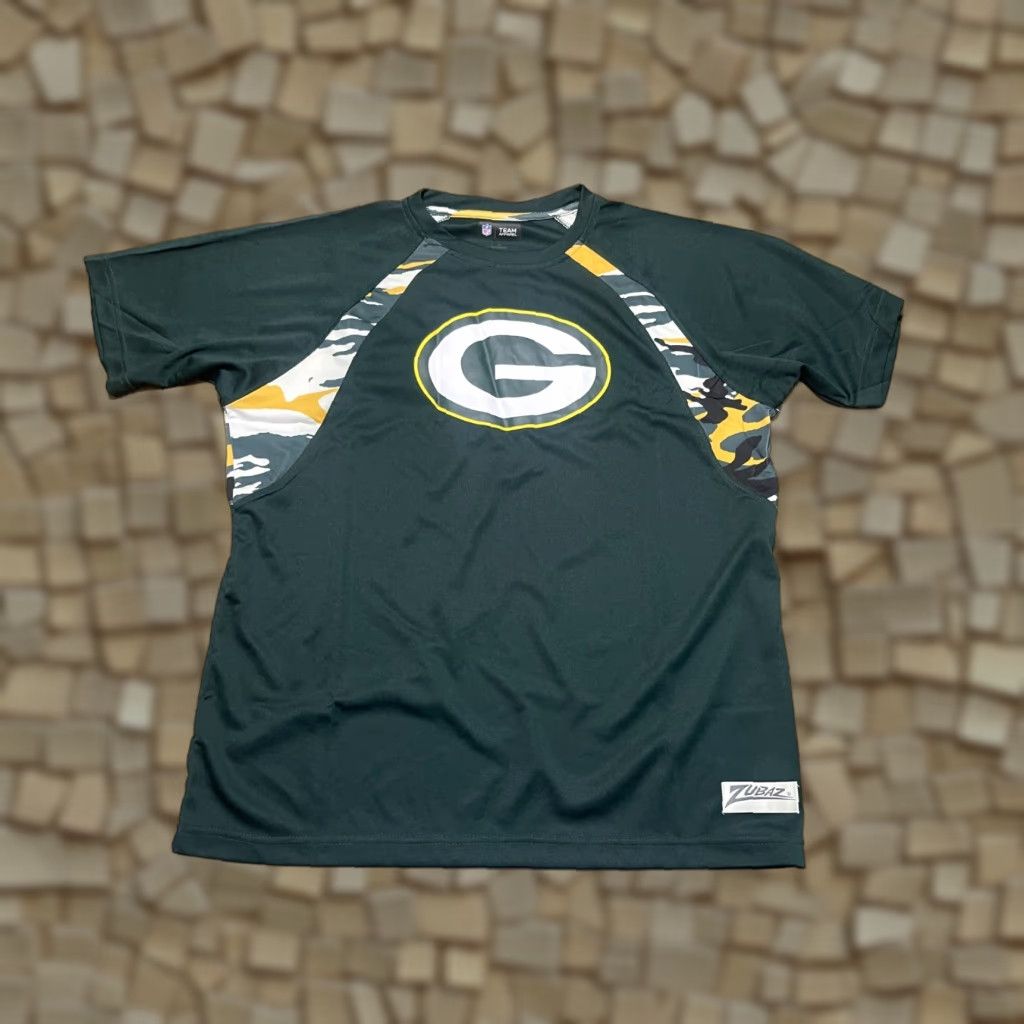 Vintage Team Apparel Shirts Men’s Medium Green Bay Packers NFL Football T-Shirt Green Short Sleeve Regular Mens Size US M / EU 48-50 / 2 - 1 Thumbnail