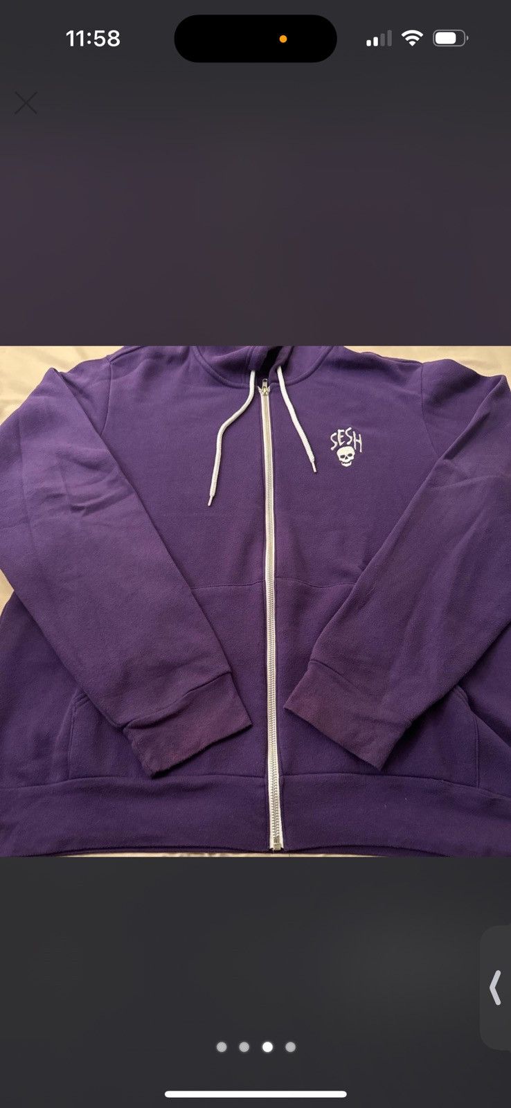 TeamSESH Teamsesh Zip Up Skull Hoodie Size US XL / EU 56 / 4 - 4 Thumbnail