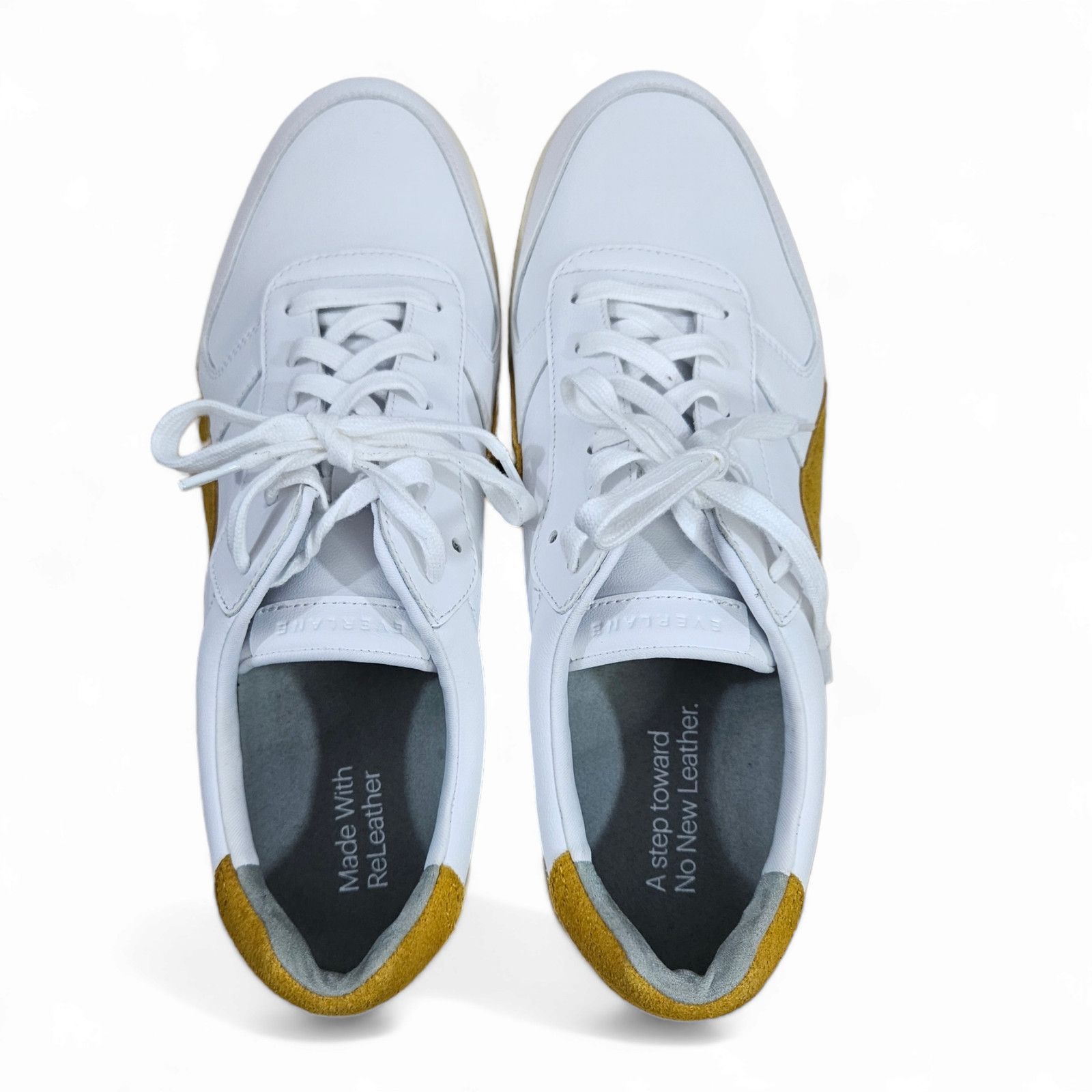 Everlane NWOT Everlane The ReLeather Court Sneaker Sz. W 14 / M 12 Size US 12 / EU 45 - 3 Thumbnail