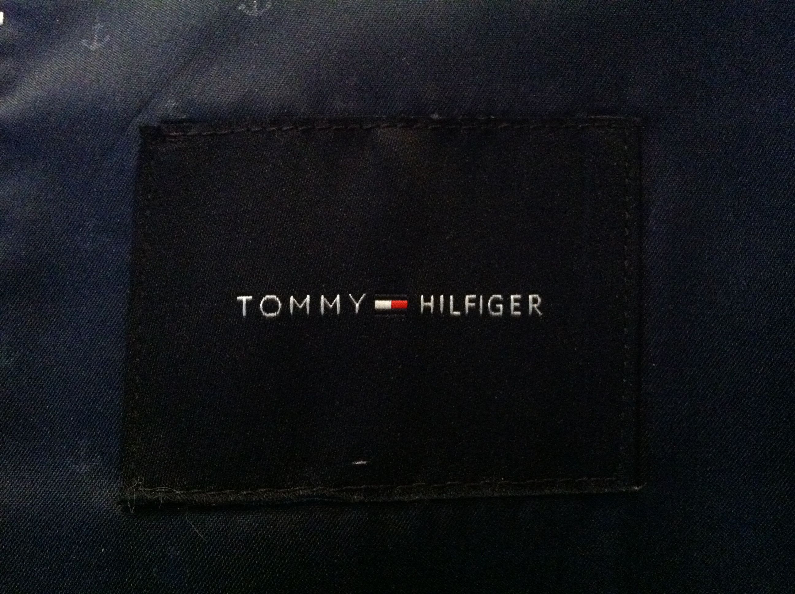 TOMMY HILFIGER MENS NEW NAVY /RED SPORT JACKET SIZE: 40S