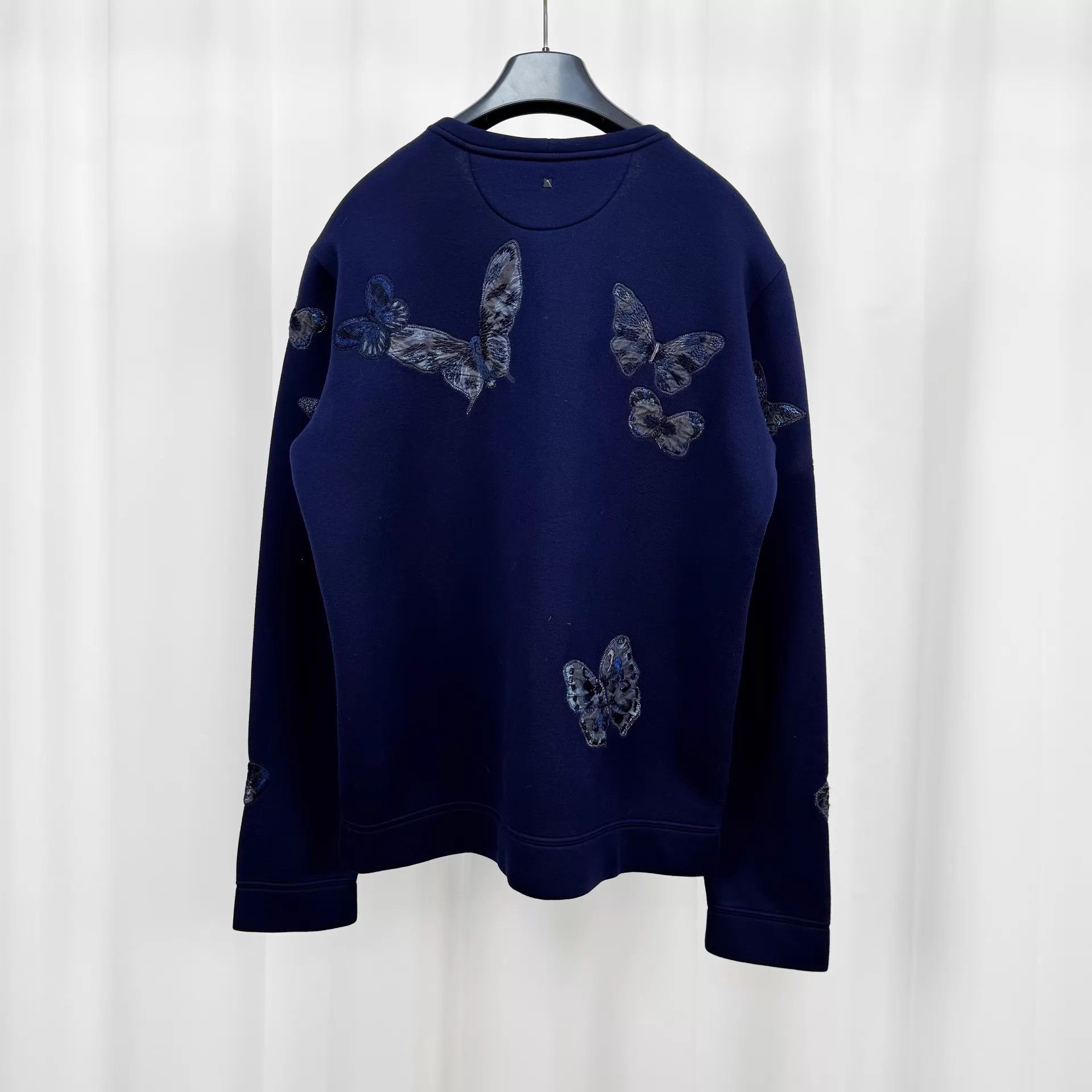 Valentino Valentino Embroidered Butterfly Space Cotton Sweatshirt S Size S / US 4 / IT 40 - 2 Thumbnail