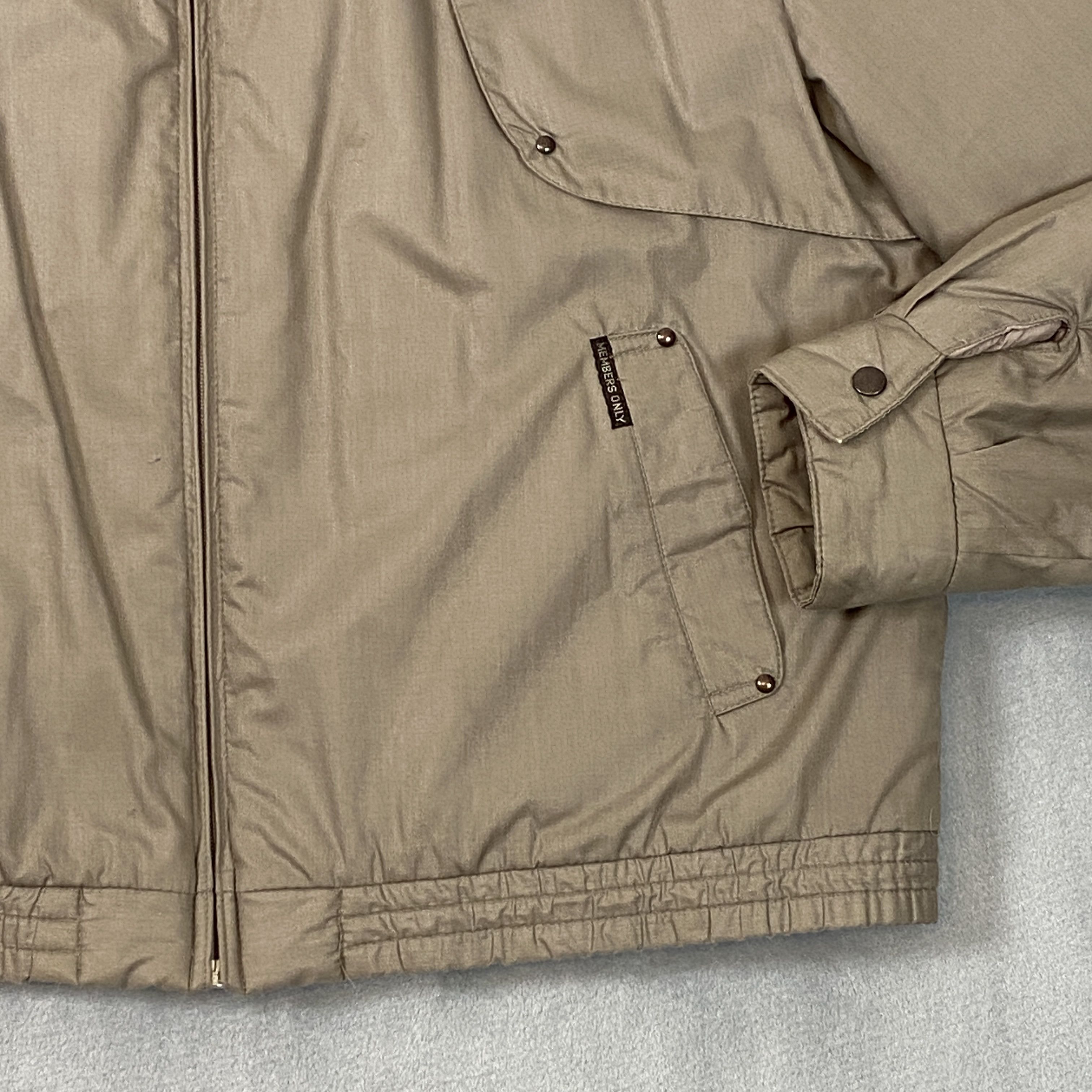Members Only × Vintage Insulated Bomber Jacket Men XL Lined Full Zip Pockets Size US XL / EU 56 / 4 - 4 Thumbnail
