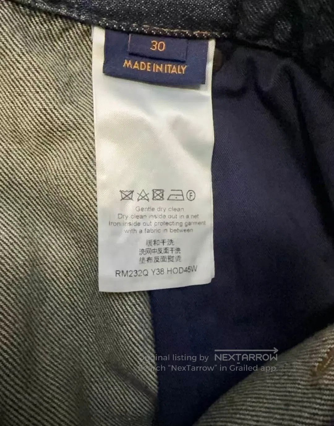 Louis Vuitton Louis Vuitton Washed Denim Jeans. Size US 30 / EU 46 - 5 Thumbnail