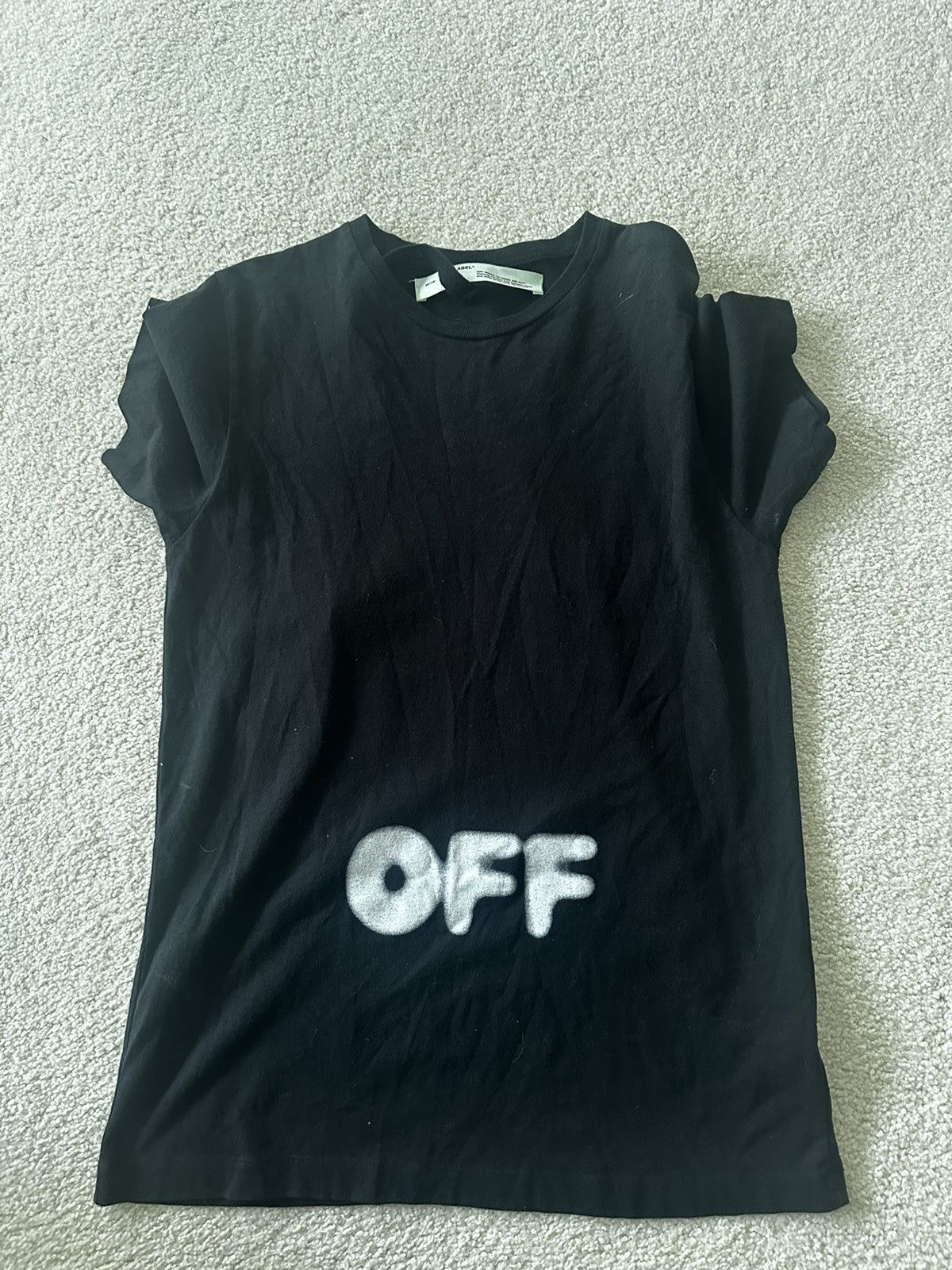 Off-White × Virgil Abloh OFF-WHITE KIDMOGRAPH TEE Size US M / EU 48-50 / 2 - 2 Thumbnail