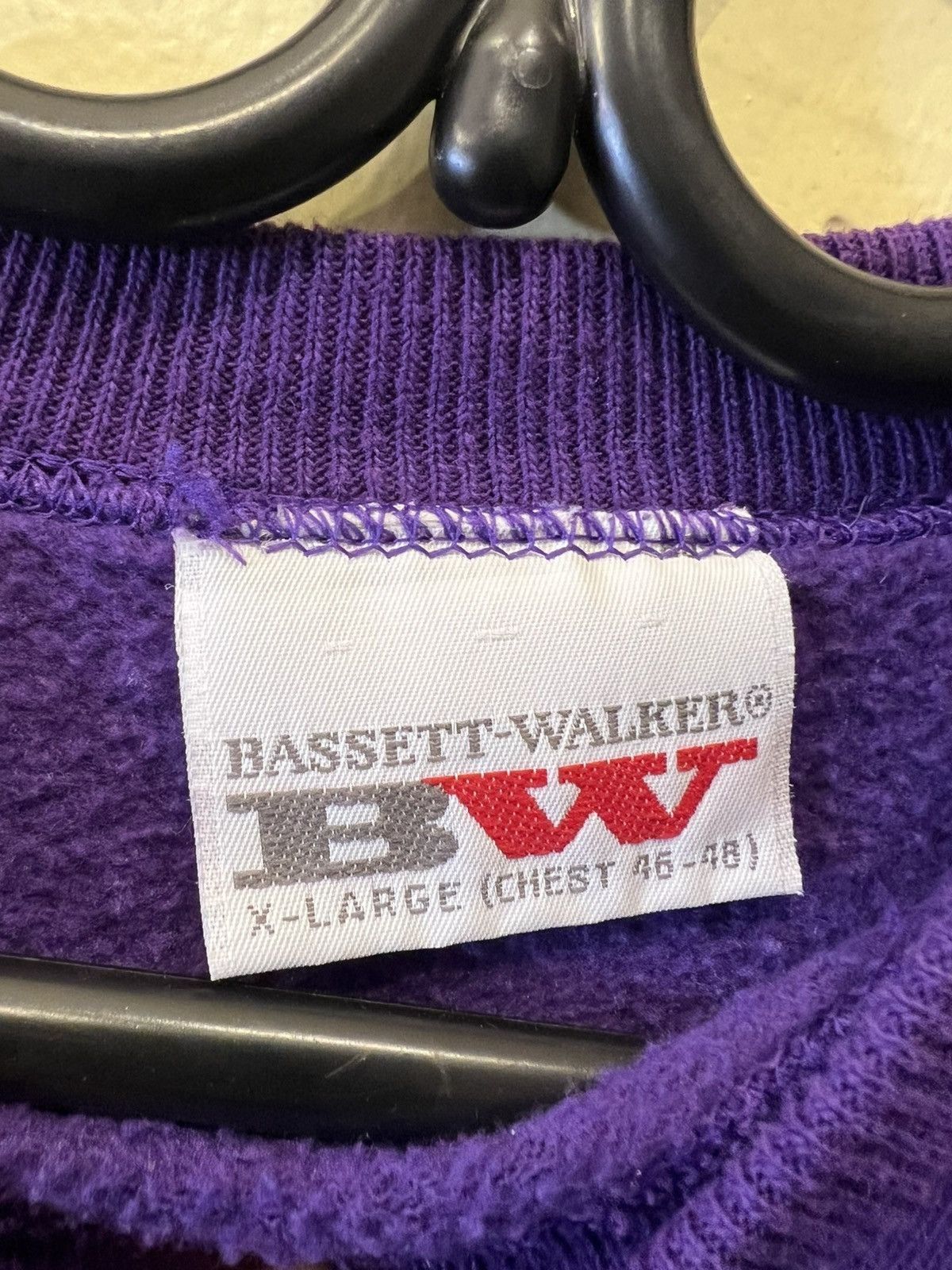 Other Vintage 80s Purple Blank Faded Crewneck Size US M / EU 48-50 / 2 - 3 Thumbnail