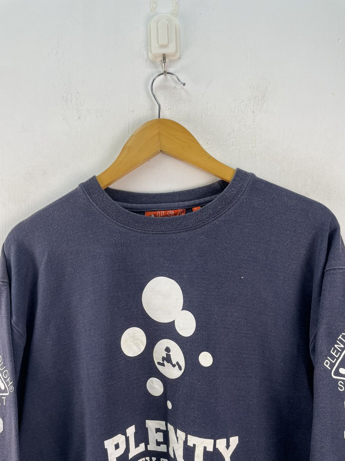 Vintage Vintage Plenty Tough Sports Sweatshirt Faded Blue Size US L / EU 52-54 / 3 - 5 Thumbnail