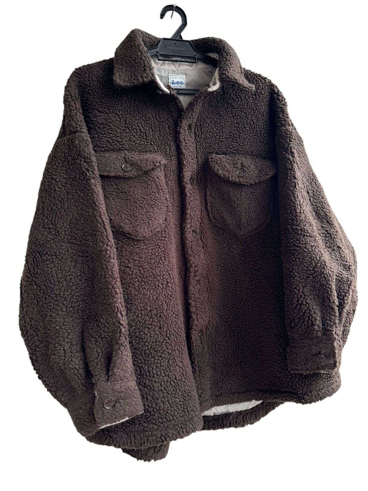 Japanese Brand × Lee × Patagonia ⚡️⚡️Vintage Lee Deep Fleece Button Up Shirt Size US S / EU 44-46 / 1 - 4 Thumbnail