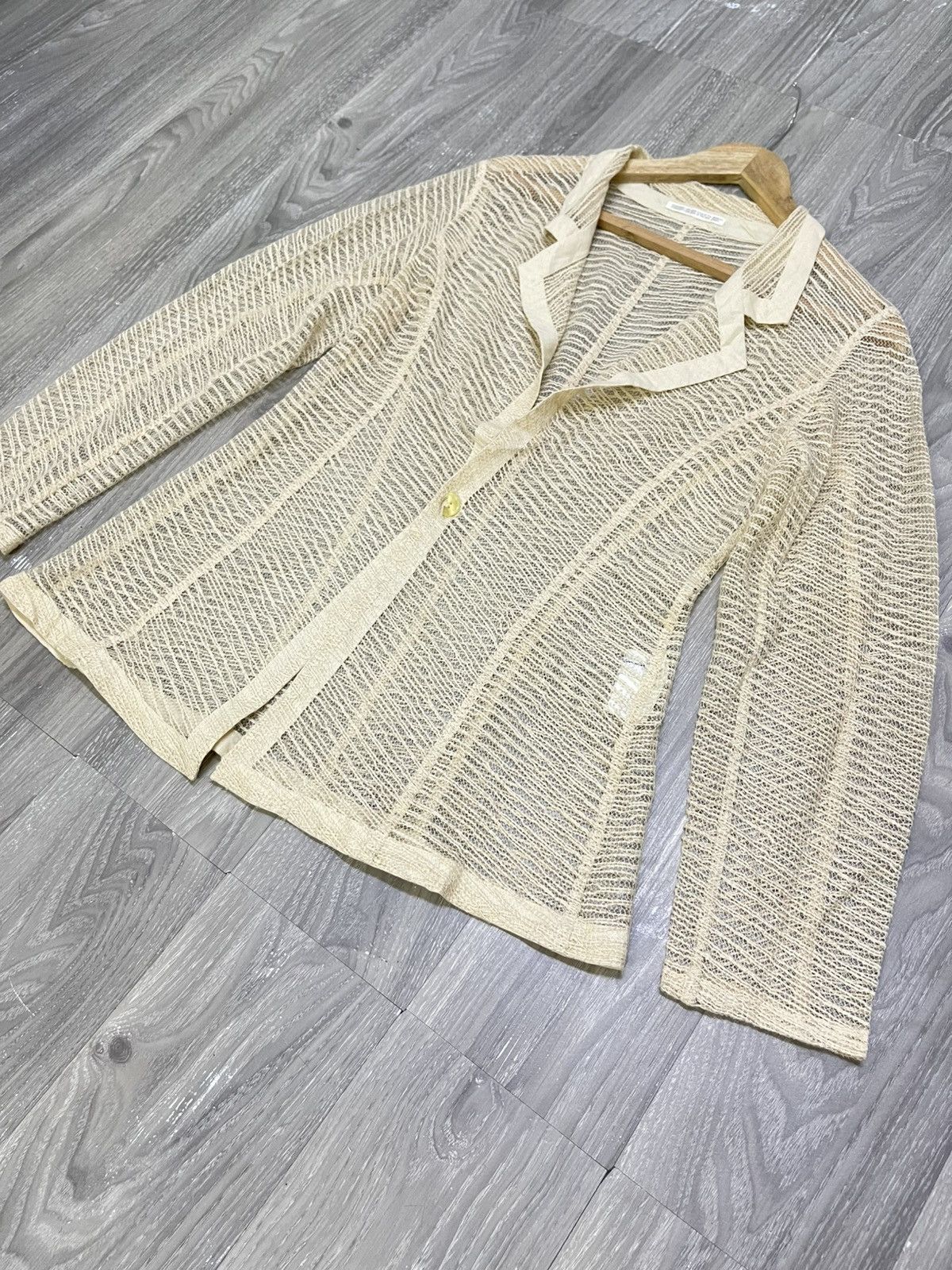 Yohji Yamamoto Yohji Yamamoto Mesh Cardigan Size M / US 6-8 / IT 42-44 - 14 Thumbnail