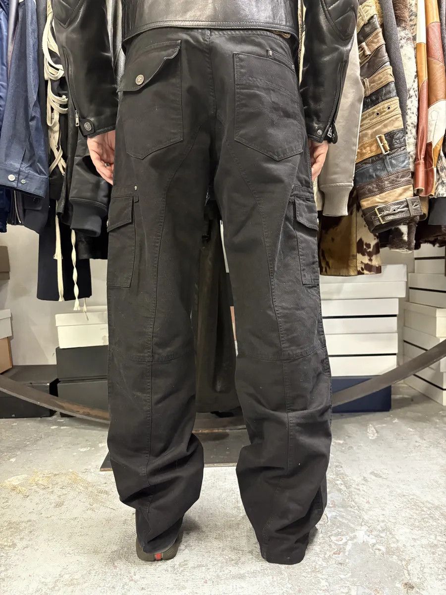 Versace AW2003 Versace Black Utility Cargo Pants Size US 33 - 2 Thumbnail