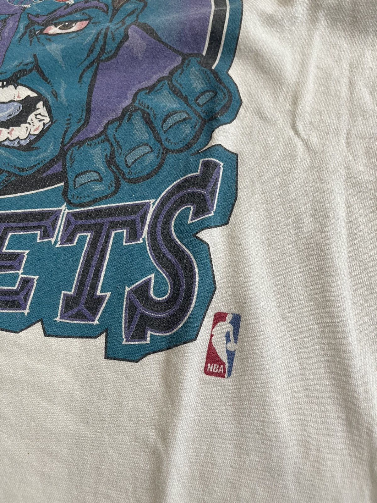 Starter ULTRA RARE VINTAGE CHARLOTTE HORNETS STARTER SHIRT L/XL Size US XL / EU 56 / 4 - 4 Thumbnail