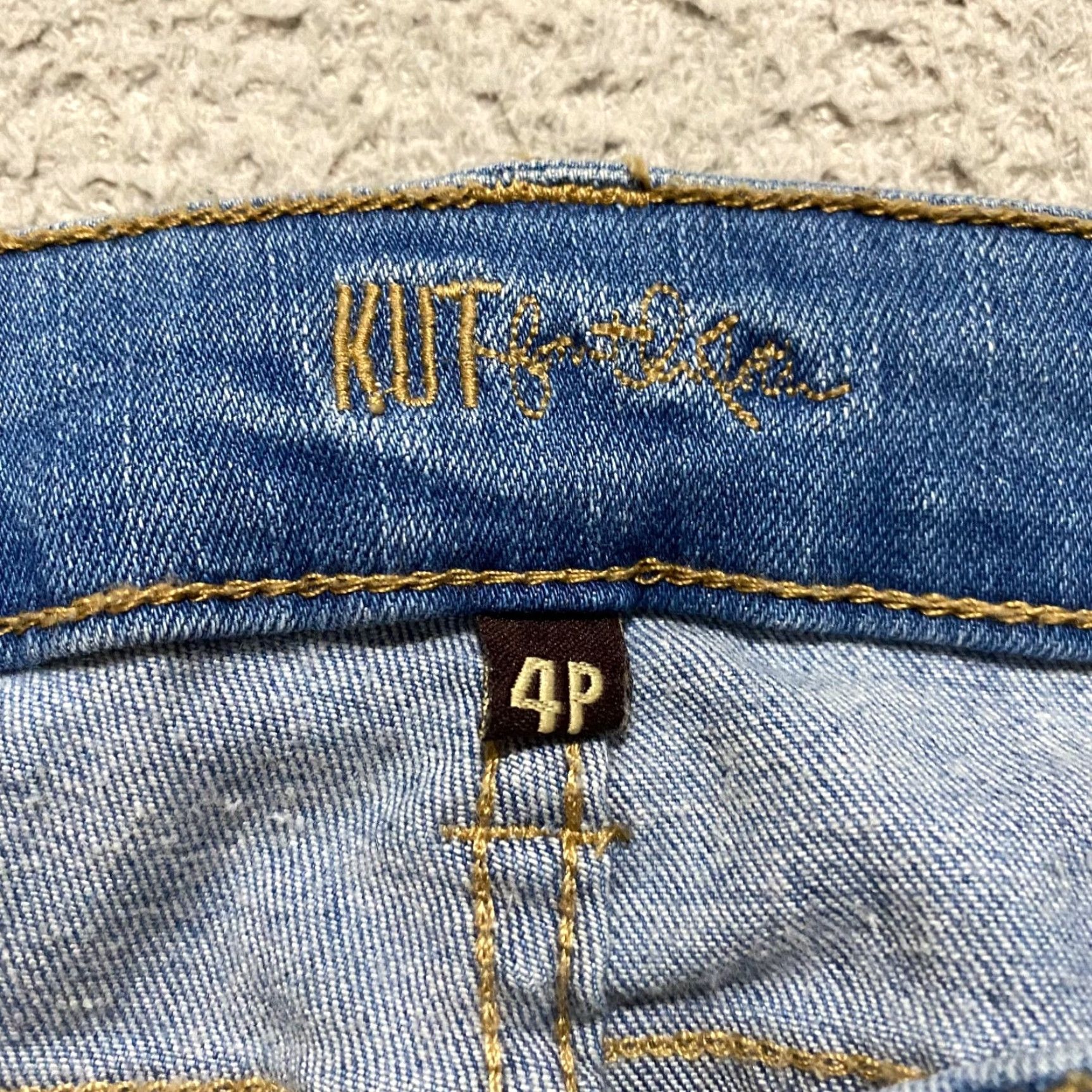 Vintage Kut From The Kloth Jeans Womens Blue Denim Medium Wash Mia Toothpick Skinny 4P Size 27" / US 4 / IT 40 - 3 Thumbnail