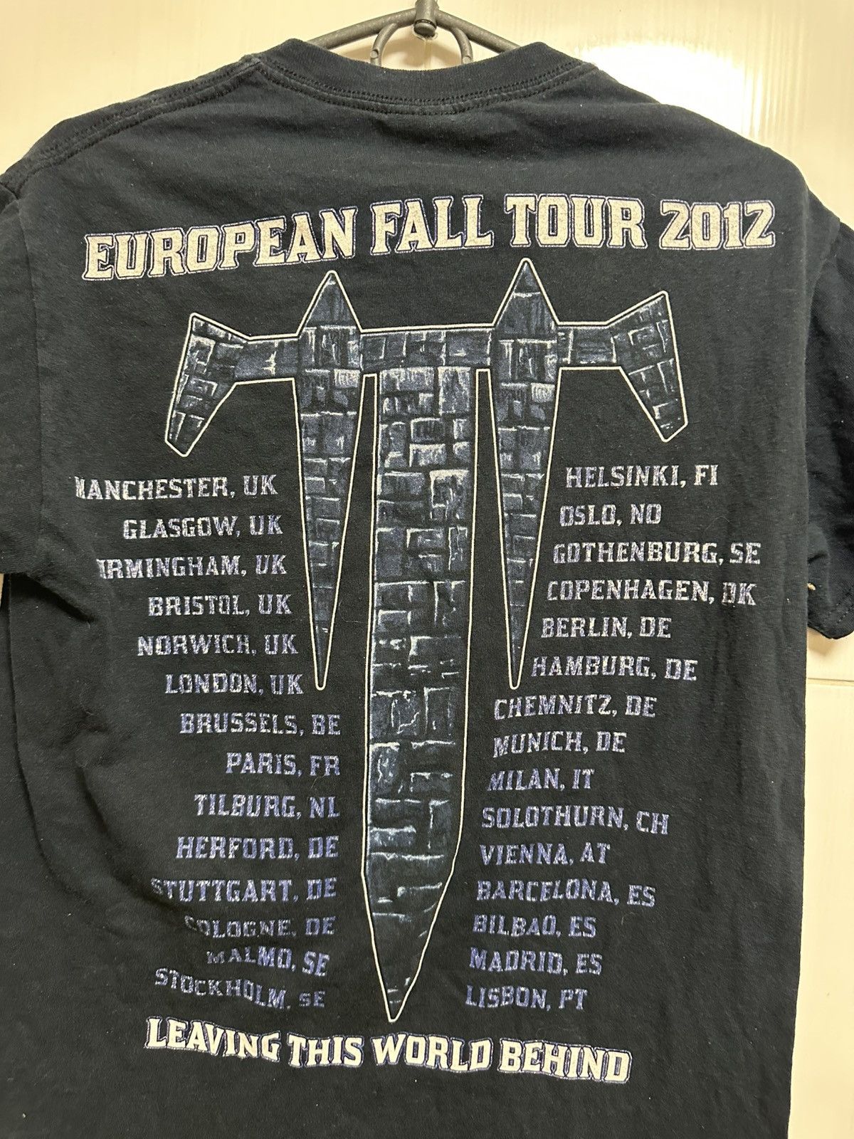 Band Tees trivium European fall tour shirt 2012 size S Size US S / EU 44-46 / 1 - 6 Thumbnail
