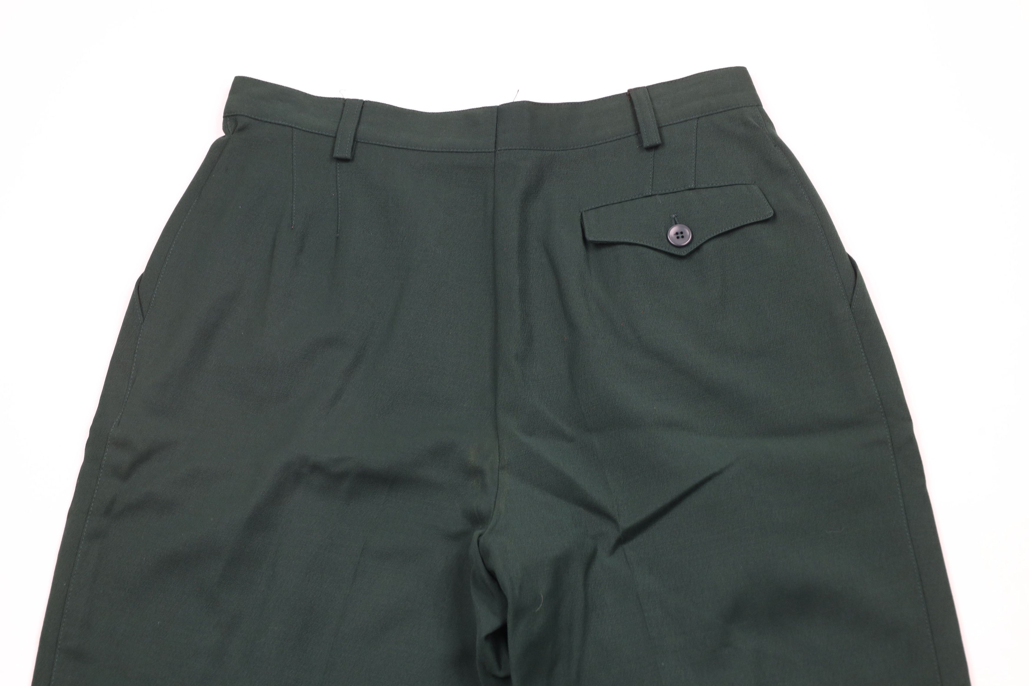 Escada × Vintage Vintage 70s 80s Escada Tapered Leg Chino Pants Green Size 42" / US 20 - 8 Thumbnail