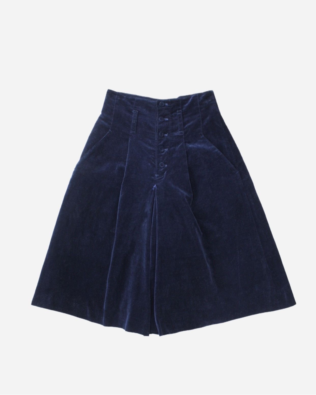 Issey Miyake 1980S ISSEY MIYAKE SPORT BY TSUMORI CHISATO VELVET CULOTTES Size 27" / US 4 / IT 40 - 1 Thumbnail