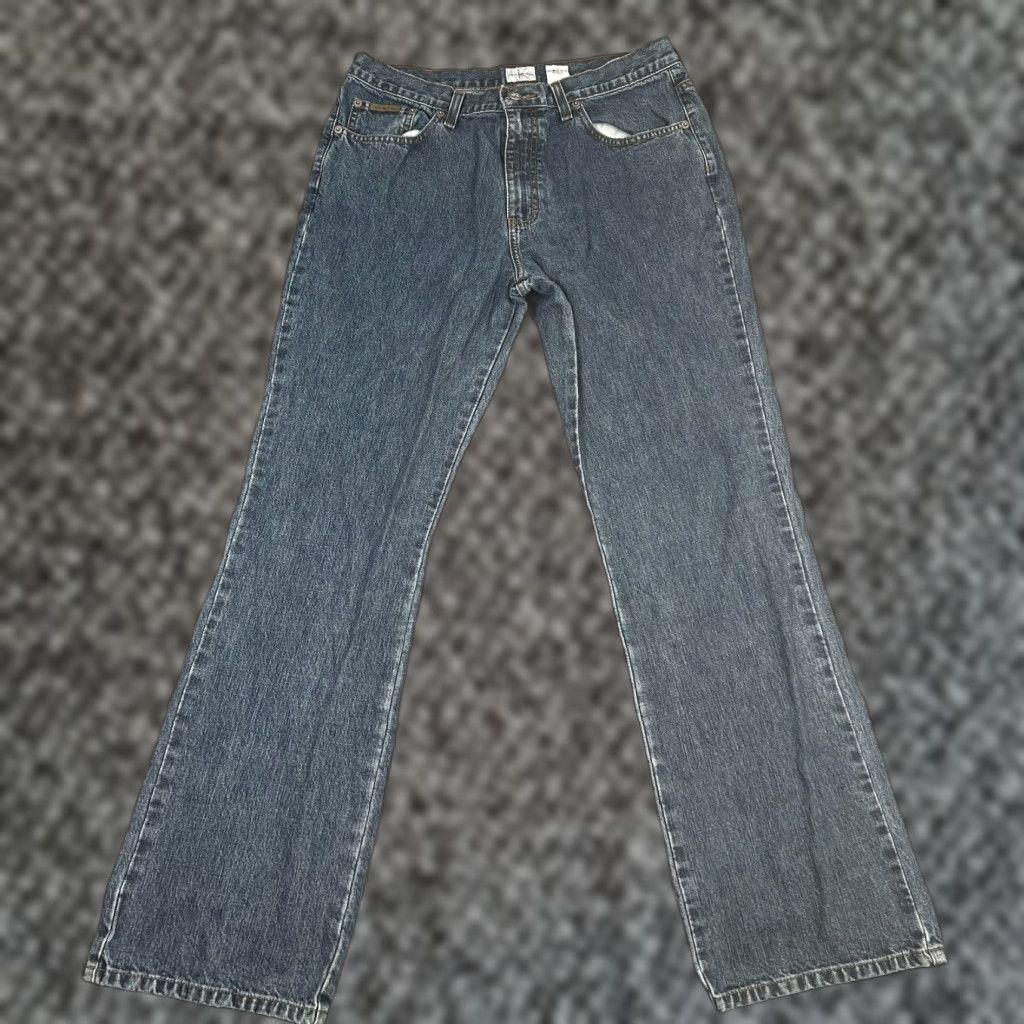 Calvin Klein Calvin Klein Womens Bootcut High Rise Jeans Size 12 Medium Blue Wash Size 34" / US 12 / IT 48 - 1 Thumbnail
