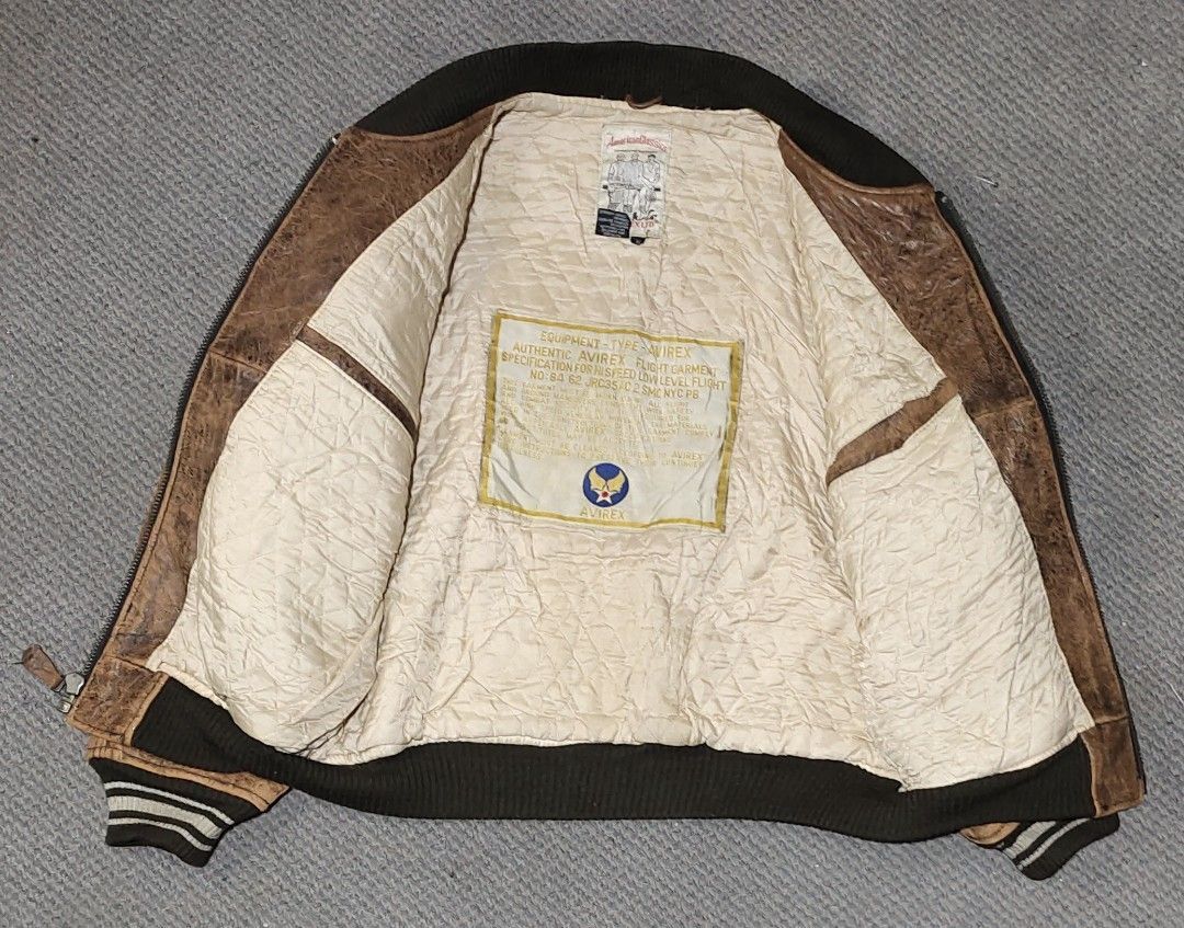 Vintage Avirex iconic Leather Jacket (S)