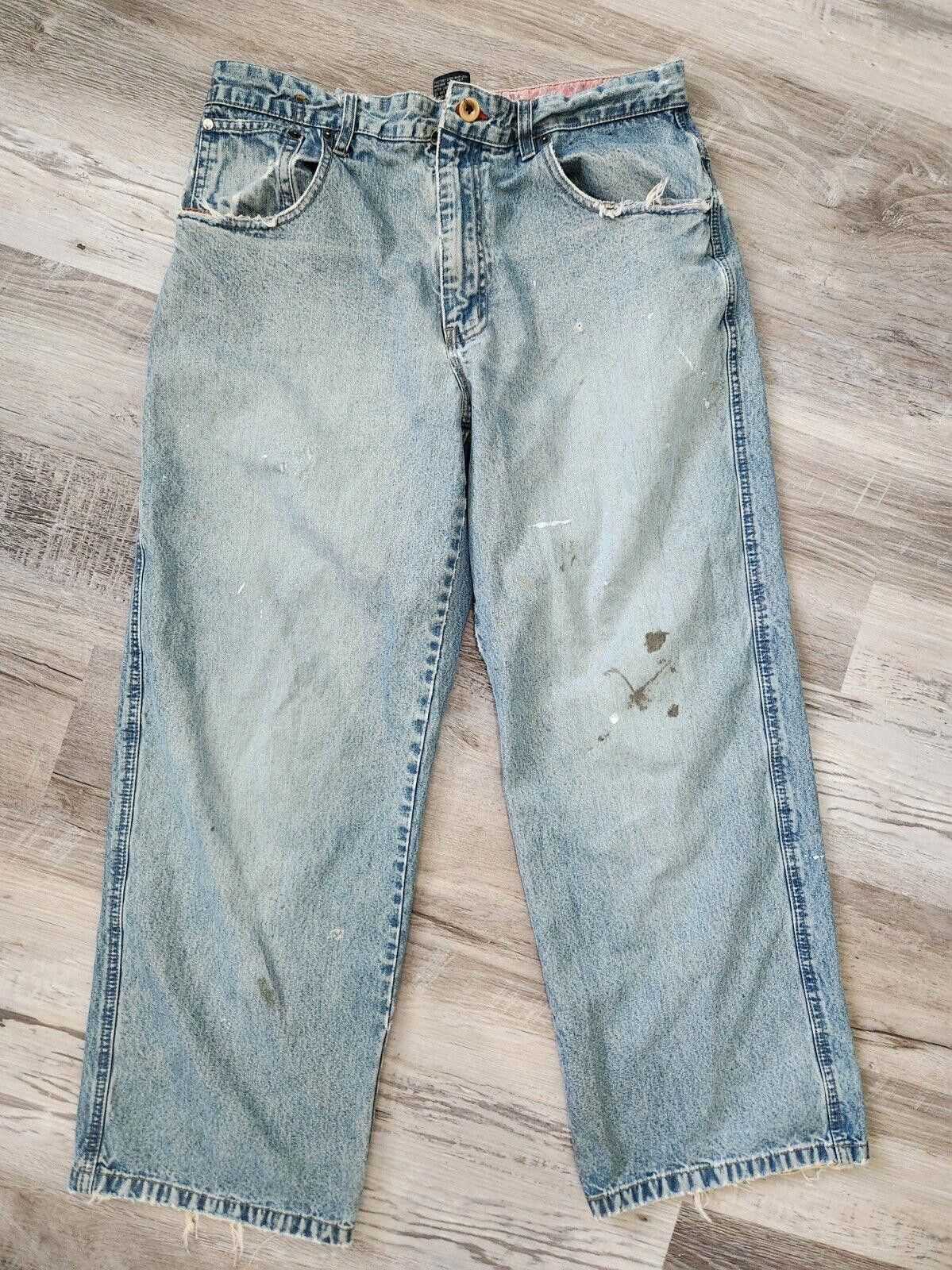 Designer Plugg Co Pants 32 / 30 Jnco Y2k Jeans Wide baggy Cargo Size US 32 / EU 48 - 1 Thumbnail