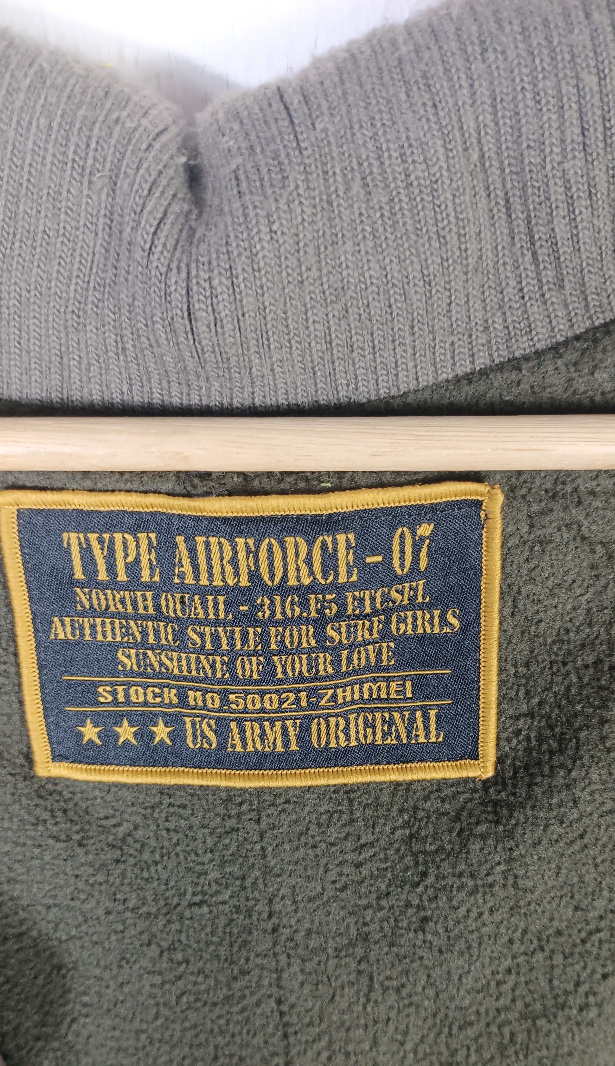 Japanese Brand 🇯🇵US Army Type Air Force 07 Flight Tactical Pocket Jacket Size US L / EU 52-54 / 3 - 11 Thumbnail