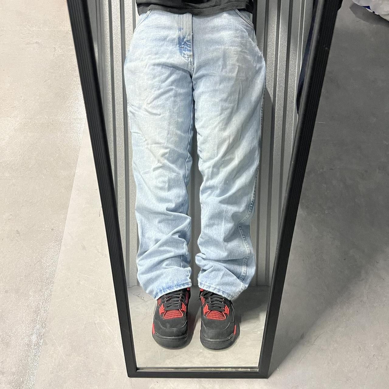 Vintage × Wrangler Vintage Y2K/2000s Baggy Skater Style Light wash Denim Jeans! Size US 36 / EU 52 - 1 Thumbnail