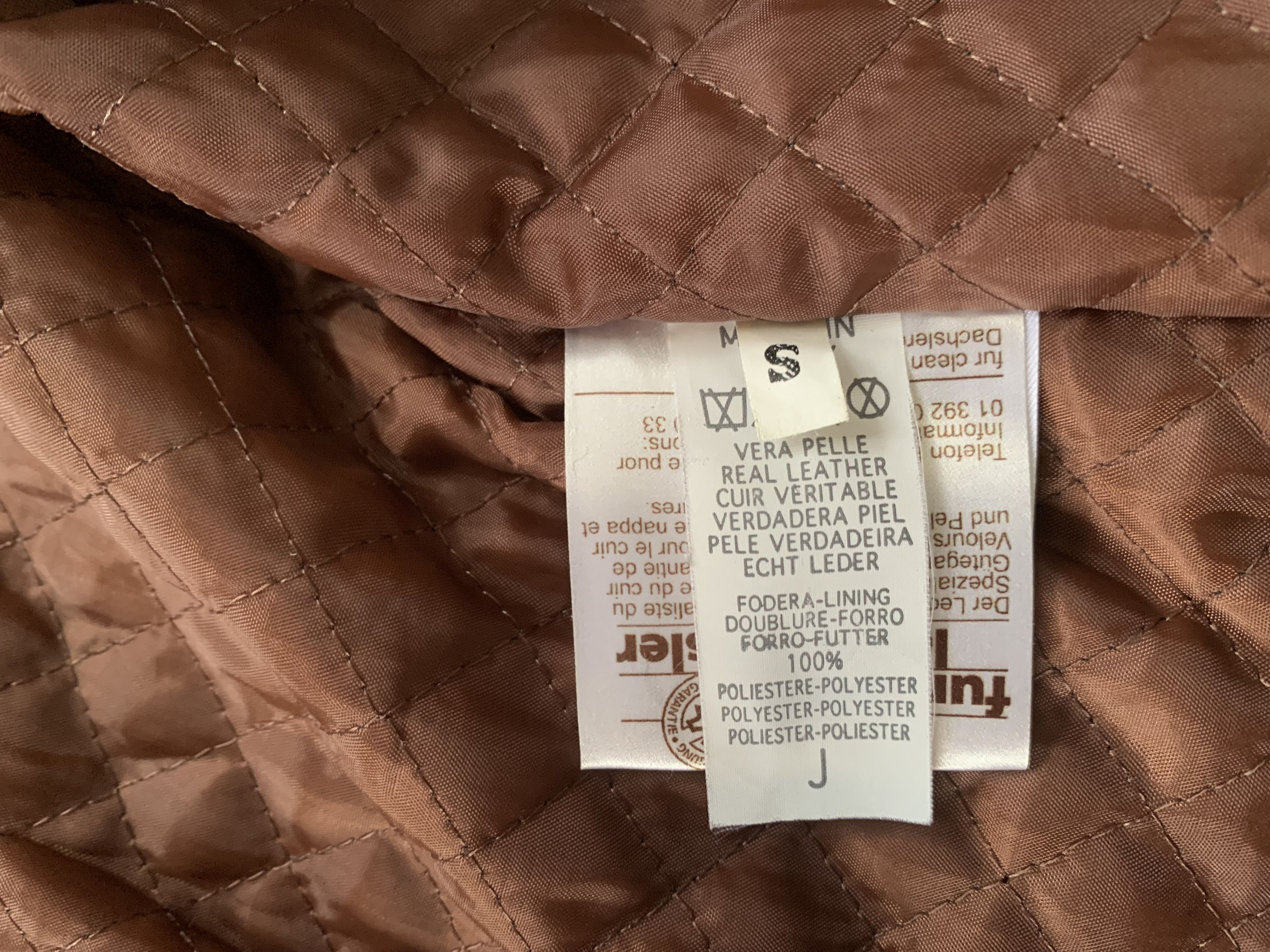 Other Leonardo Real Leather Brown Bomber Jacket Size S / US 4 / IT 40 - 7 Thumbnail