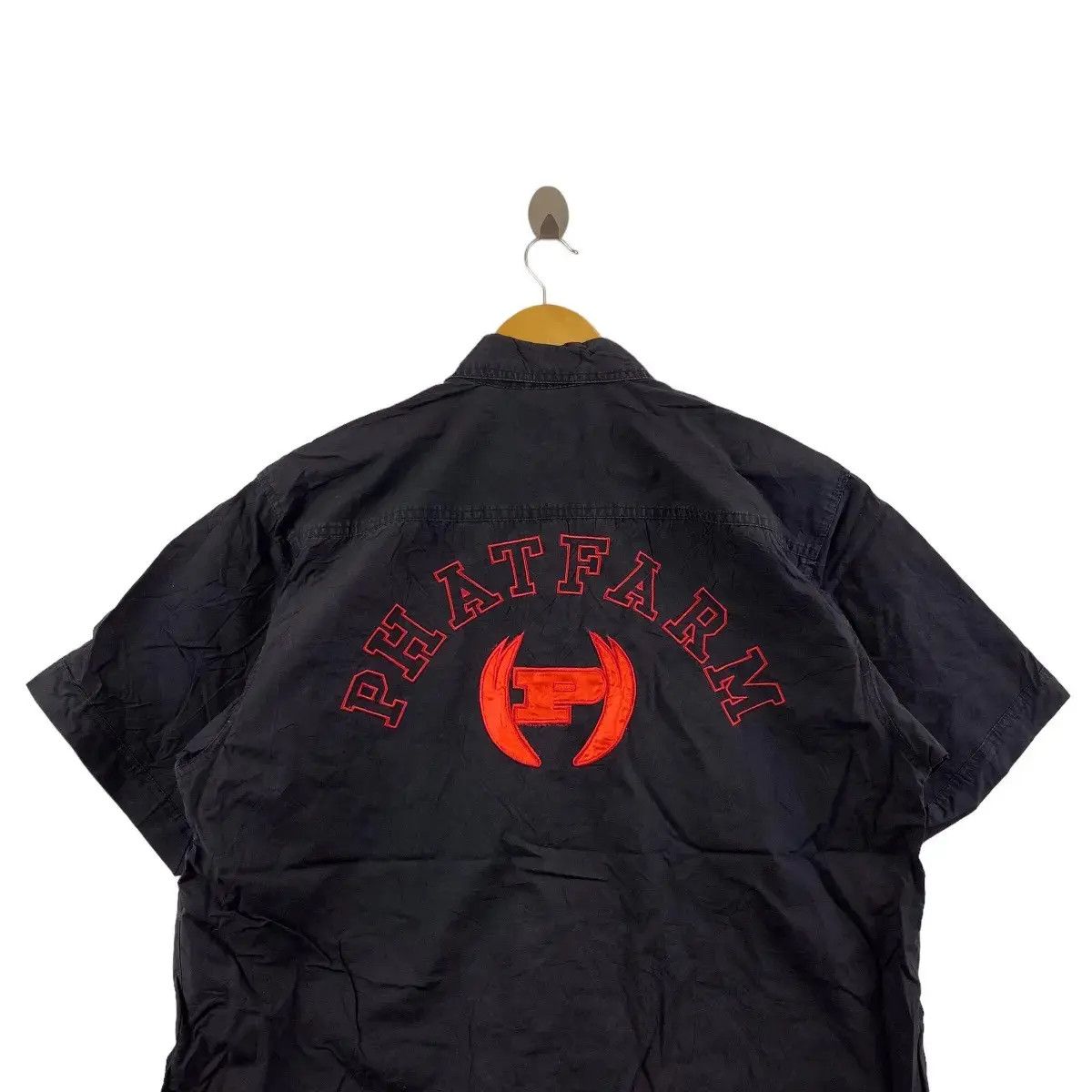 Phat Farm Vintage PHAT FARM HIP HOP Records Rap Tee Button Down Shirt Size US XL / EU 56 / 4 - 2 Thumbnail