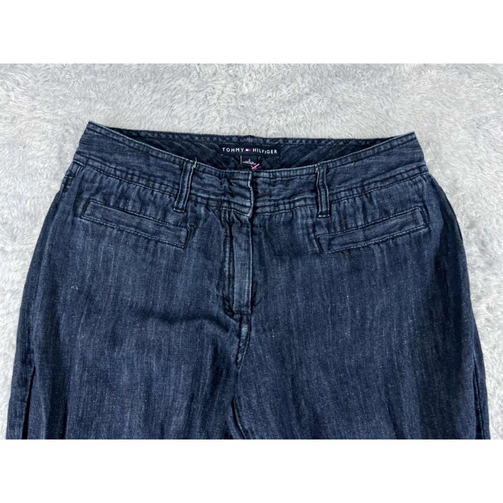 Tommy Hilfiger Tommy Hilfiger Jeans Women Bootcut Denim Blue 28x28 4 Regular Pocket Classic USA Womens Size 27" / US 4 / IT 40 - 4 Thumbnail