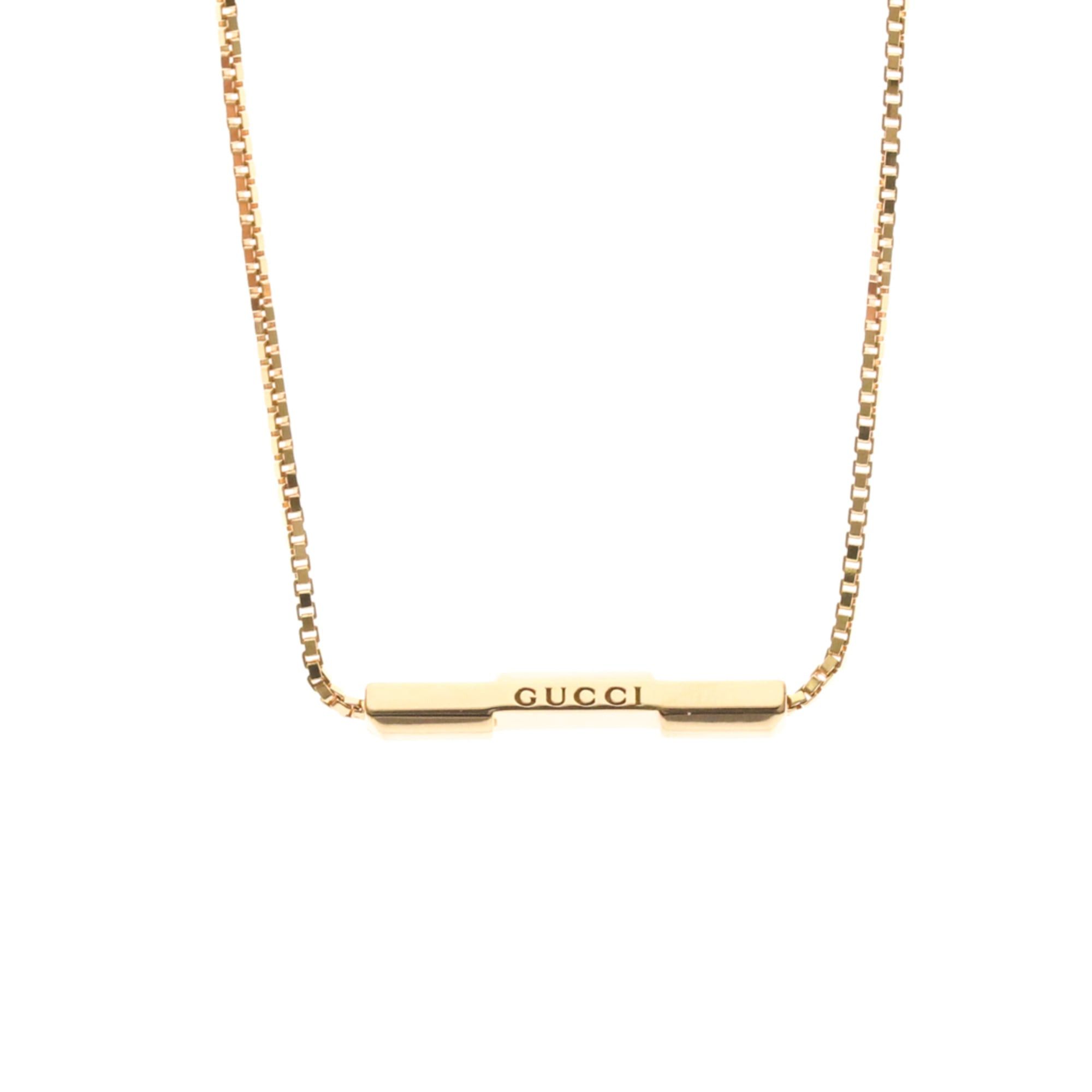 Gucci Gucci Link To Love Necklace Pink Gold (18K) No Stone Men,Women Fashion Pendant Necklace (Pink Gold) Size ONE SIZE - 1 Thumbnail