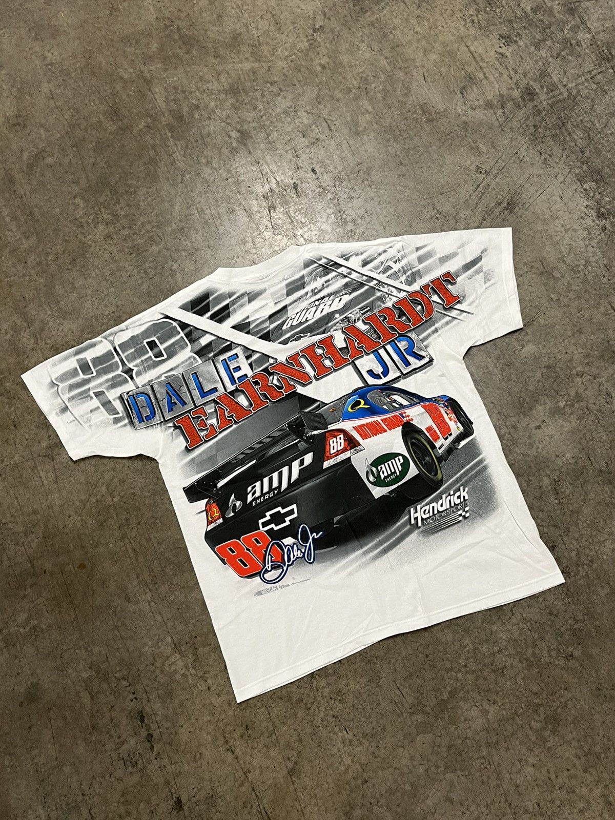 NASCAR × Vintage Vintage AOP nascar dale Earnhardt tee shirt 90s hype rare Size US XL / EU 56 / 4 - 6 Thumbnail