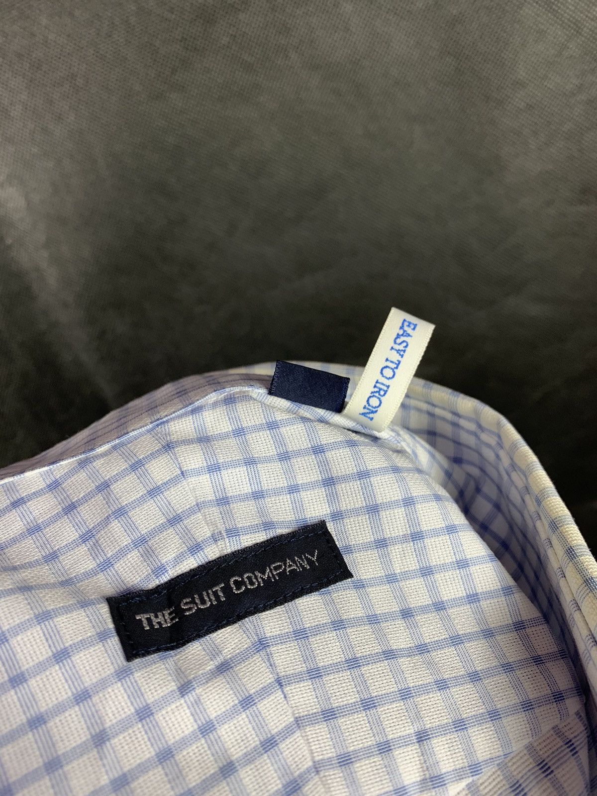 Designer Steals! The Suit Company Formal Plaid Checkered Button Shirt Size US L / EU 52-54 / 3 - 6 Thumbnail