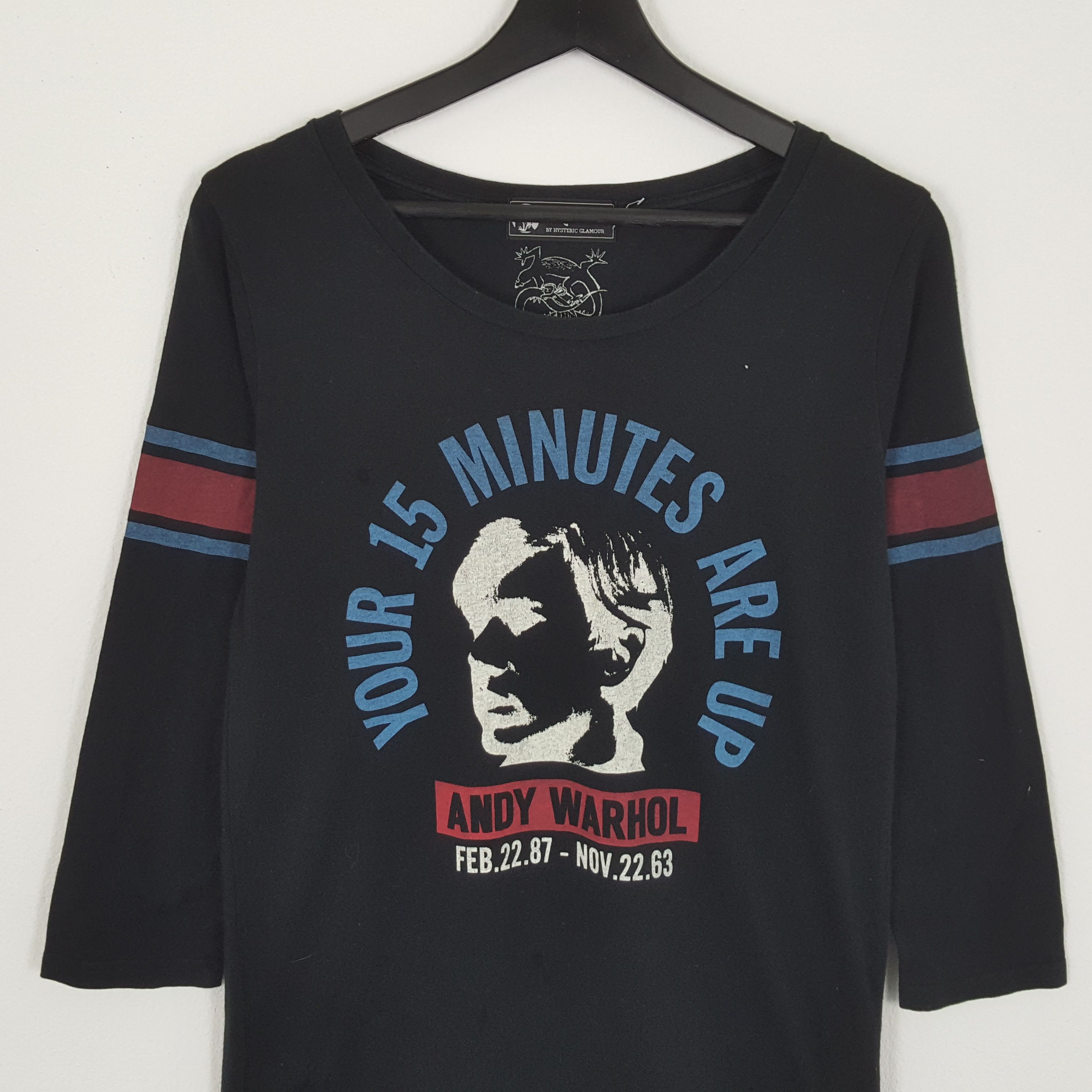 Andy Warhol × Hysteric Glamour × Japanese Brand HYSTERIC GLAMOUR X Andy Warhol Streetwear Women Tshirt Size S / US 4 / IT 40 - 2 Thumbnail