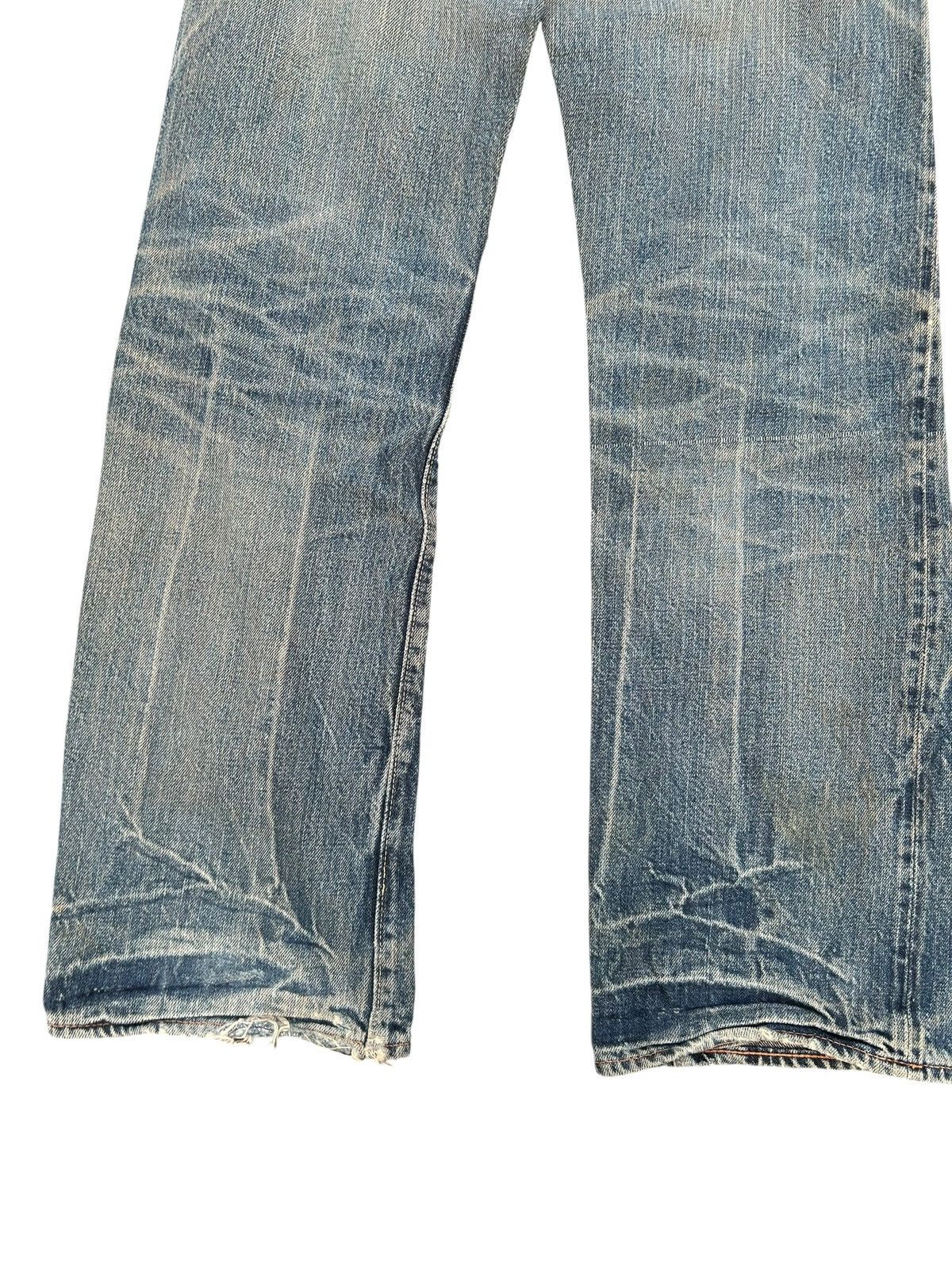 Kapital Vintage Full Count Selvedge Distressed Lowrise Denim Jeans Size US 28 / EU 44 - 13 Thumbnail