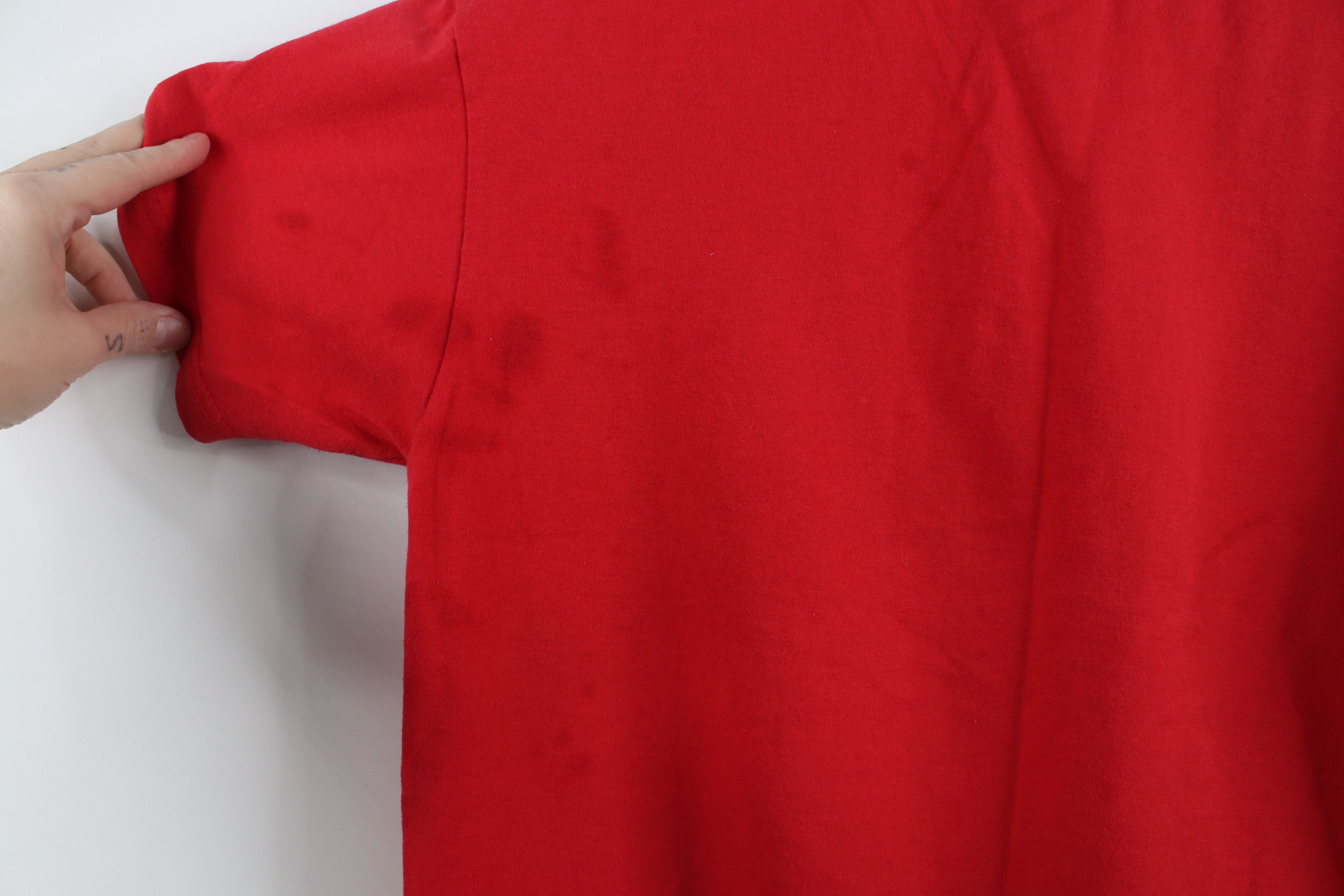 Vintage Vintage 90s Spell Out Annie Musical Play Cropped T-Shirt Red Size S / US 4 / IT 40 - 10 Thumbnail
