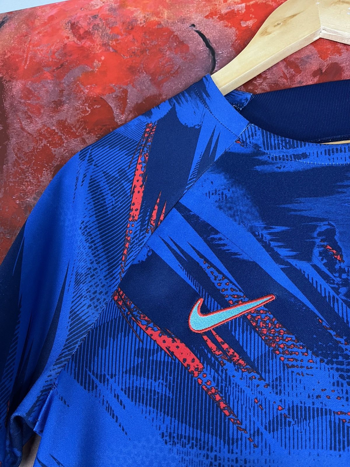 Nike Nike England National Pre Match Soccer Jersey Football Shirt Size US S / EU 44-46 / 1 - 3 Thumbnail