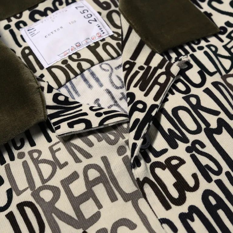 Sacai o1tko10825 Corduroy S/S Shirt in Multicolor Size US S / EU 44-46 / 1 - 2 Thumbnail
