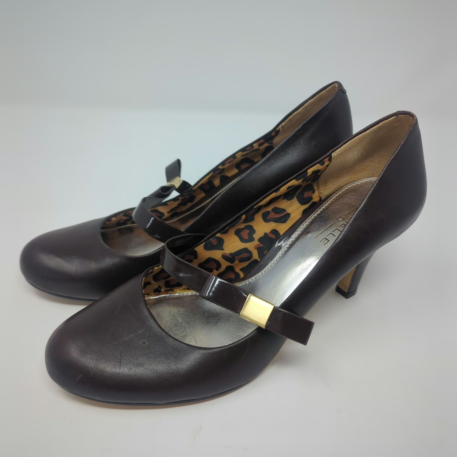 Other Michele D Brown Leather/ Patent leather Pumps Womens 7.5 Size US 7.5 / IT 37.5 - 1 Thumbnail