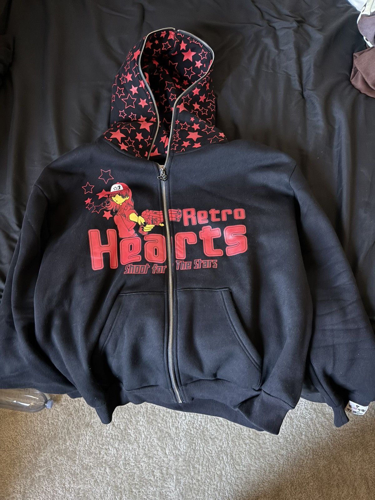Other Retro hearts full zip hoodie Size US L / EU 52-54 / 3 - 1 Thumbnail