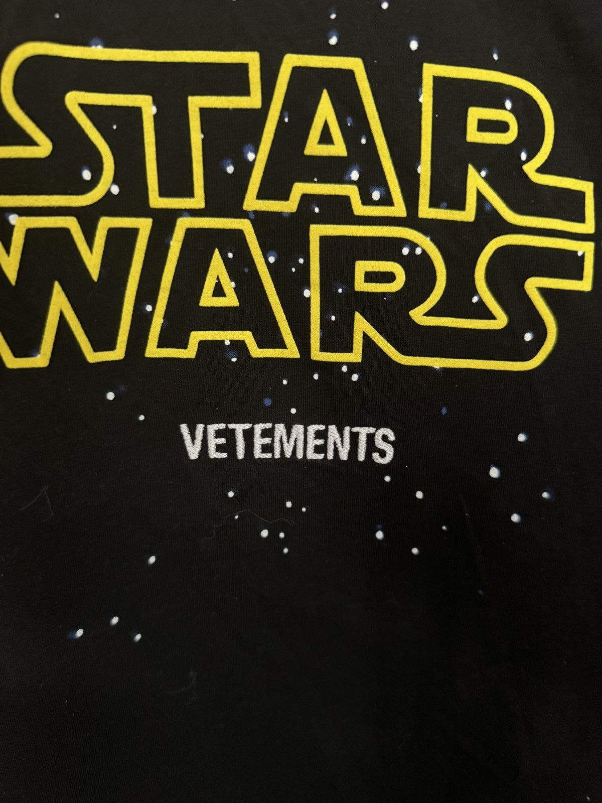 Vetements X Starwars 44pc capsule collection episodes tee