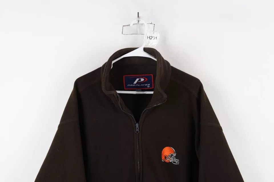Vintage Vintage 90s 2 In 1 Cleveland Browns Football Hooded Jacket Size US XL / EU 56 / 4 - 15 Thumbnail