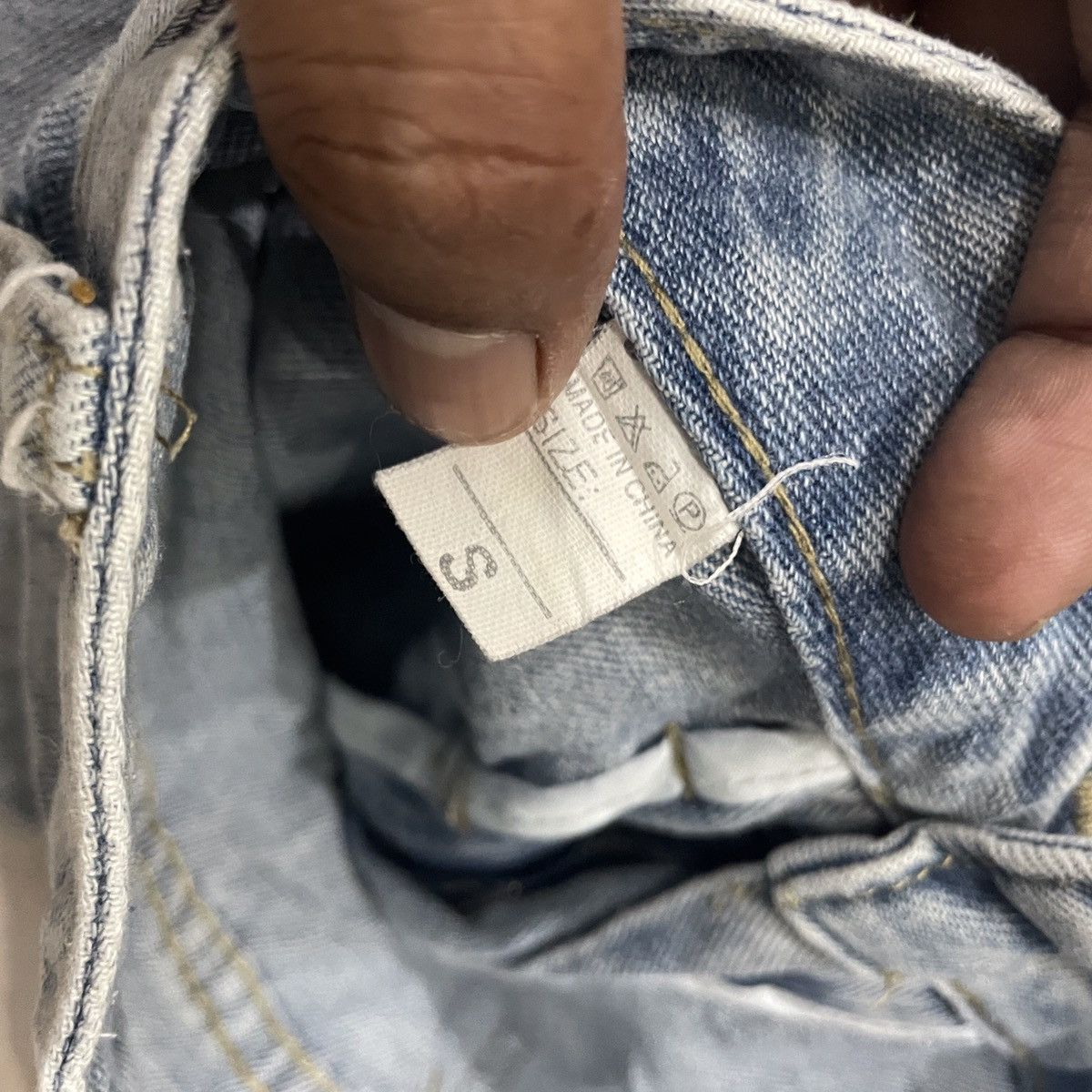 20471120 × Japanese Brand Vintage Japanese Designer Rare Denim Jeans Size 33" - 5 Thumbnail