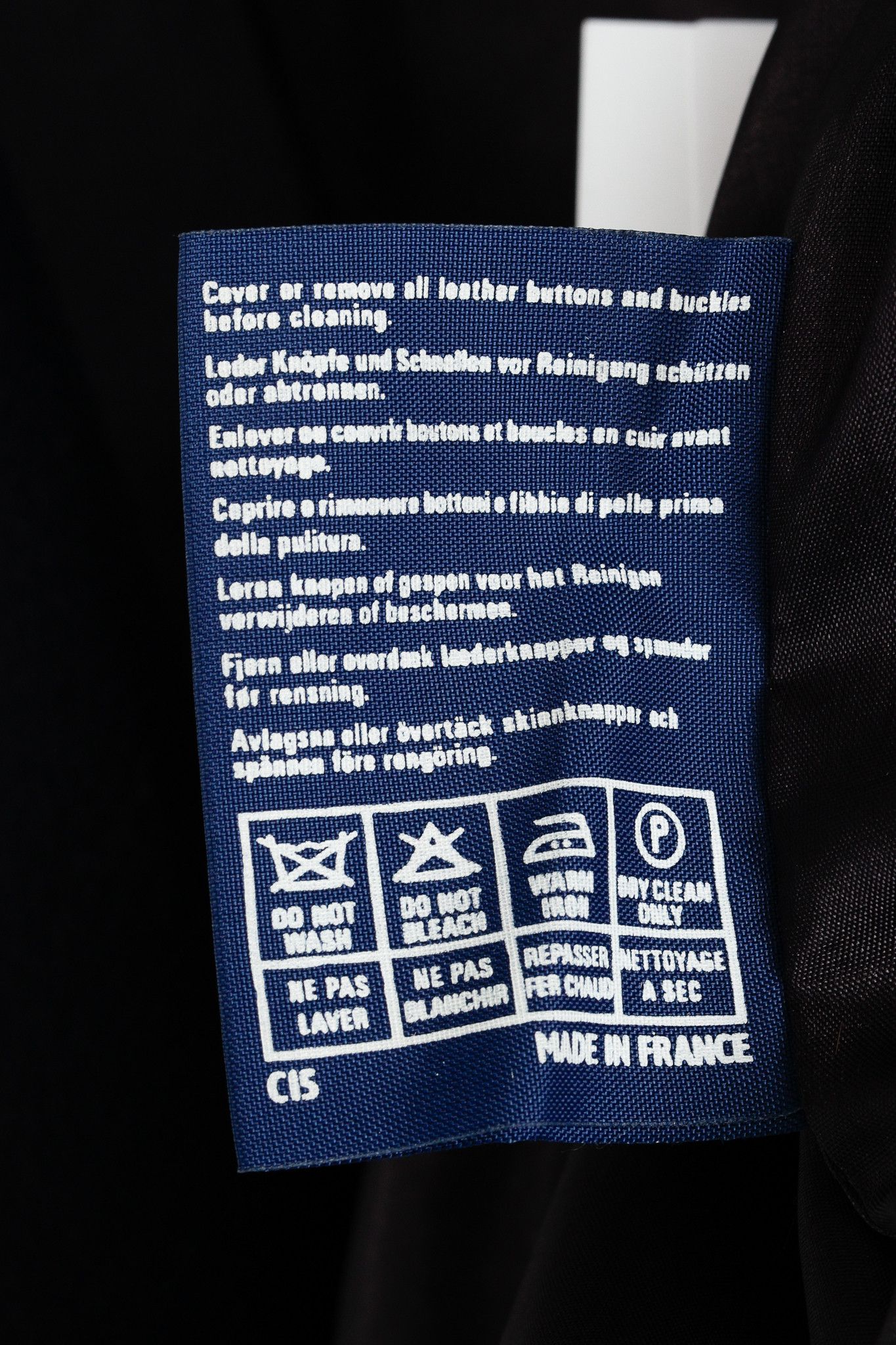 Burberry Burberry Vintage Navy Wool Chesterfield Coat Size US L / EU 52-54 / 3 - 9 Thumbnail