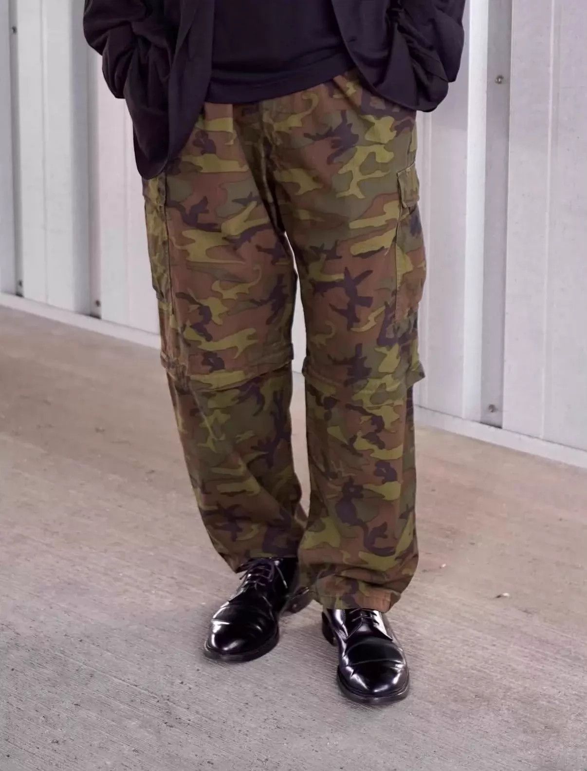 Comoli COMOLI CAMO MILITARY CONVERTIBLE PANTS SHORTS 26SS Size US 30 / EU 46 - 4 Thumbnail
